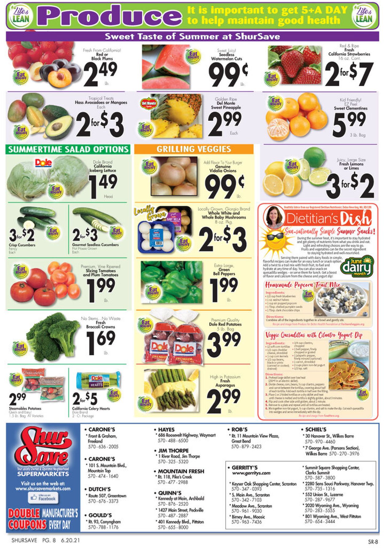 Catalogue Gerrity's Supermarkets from 06/20/2021
