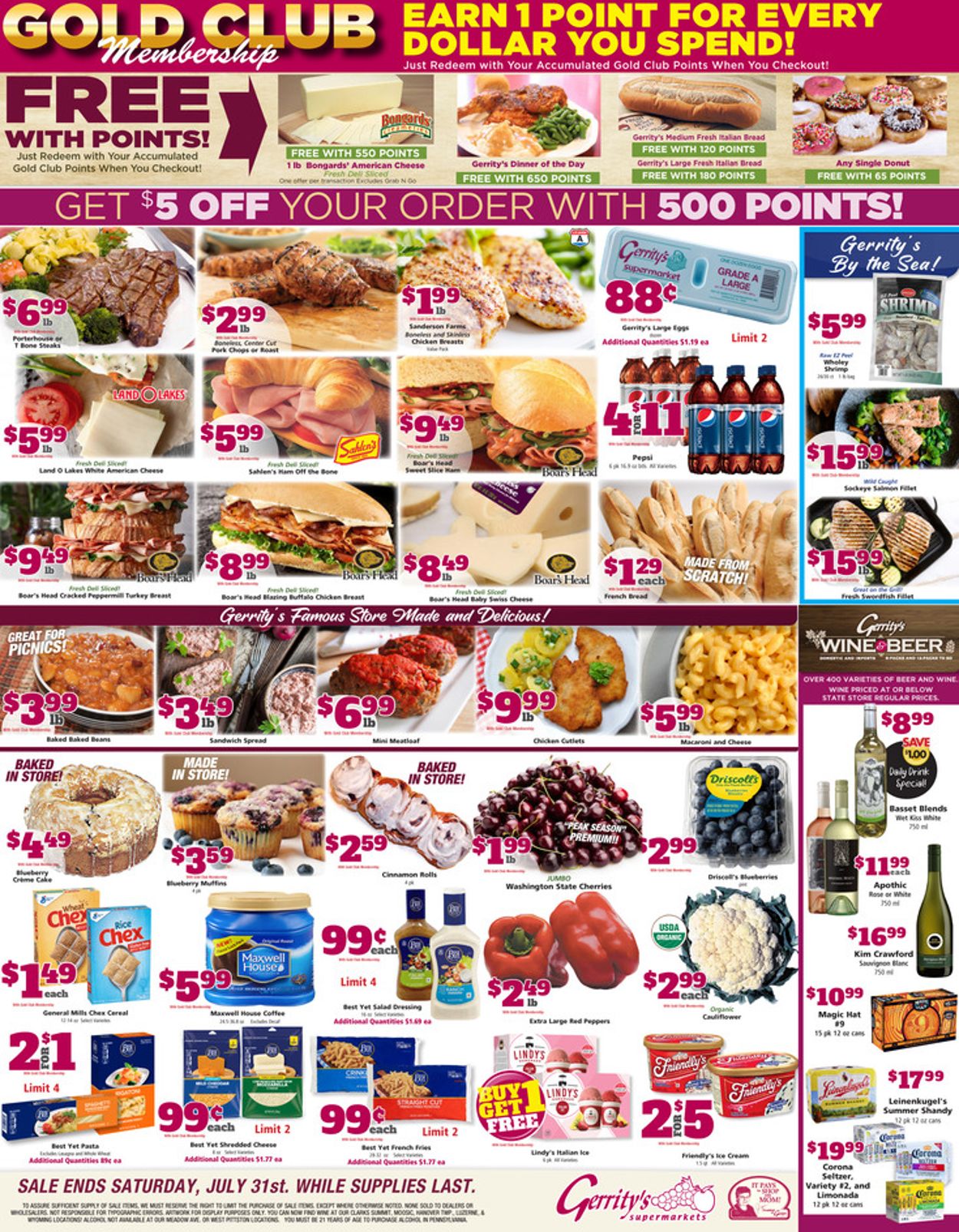 Catalogue Gerrity's Supermarkets from 07/25/2021