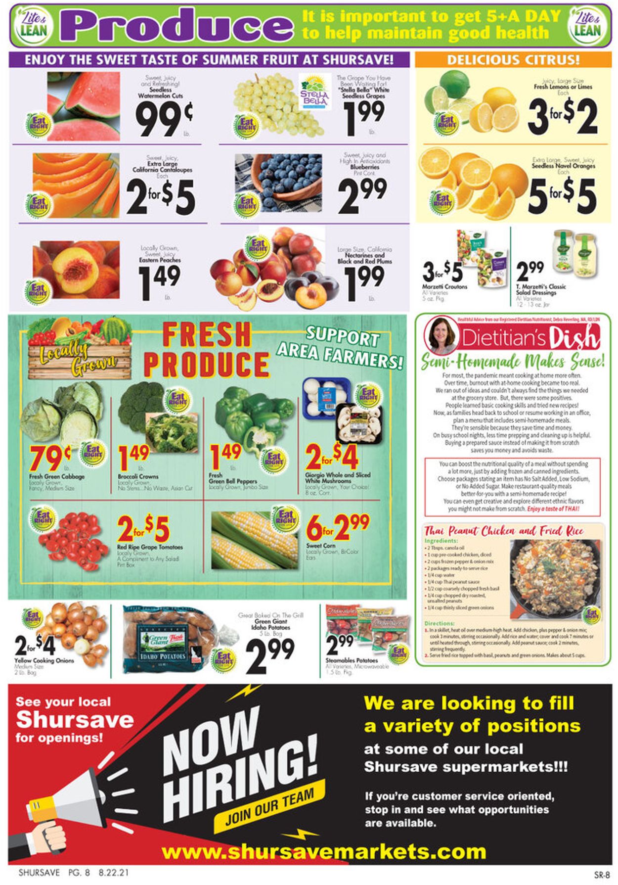 Catalogue Gerrity's Supermarkets from 08/22/2021