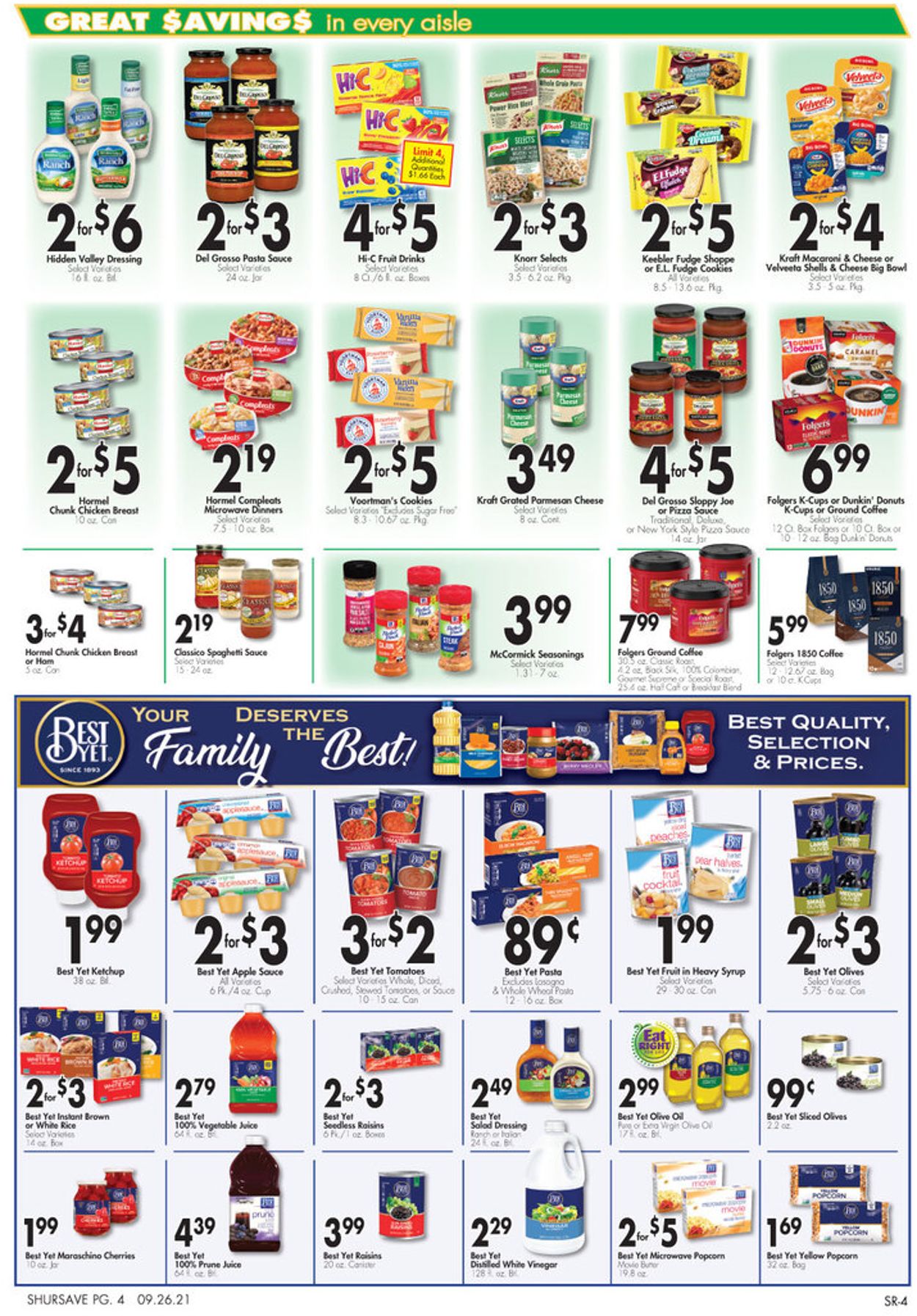Catalogue Gerrity's Supermarkets from 09/26/2021
