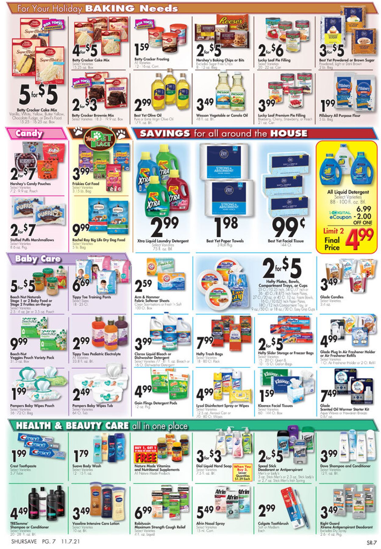 Catalogue Gerrity's Supermarkets from 11/07/2021
