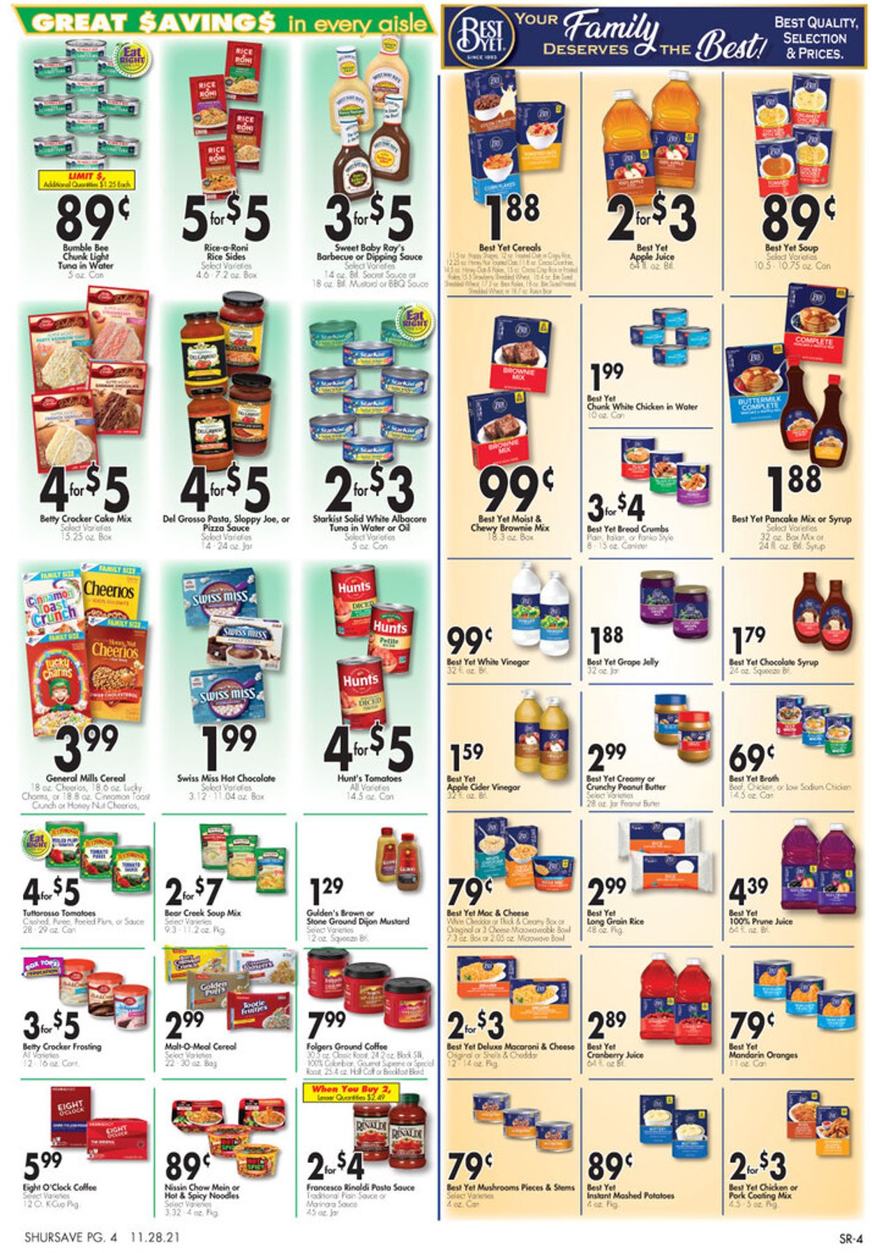 Catalogue Gerrity's Supermarkets from 11/28/2021