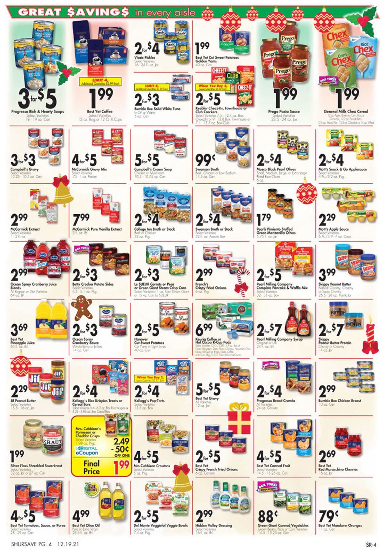 Catalogue Gerrity's Supermarkets CHRISTMAS 2021 from 12/19/2021