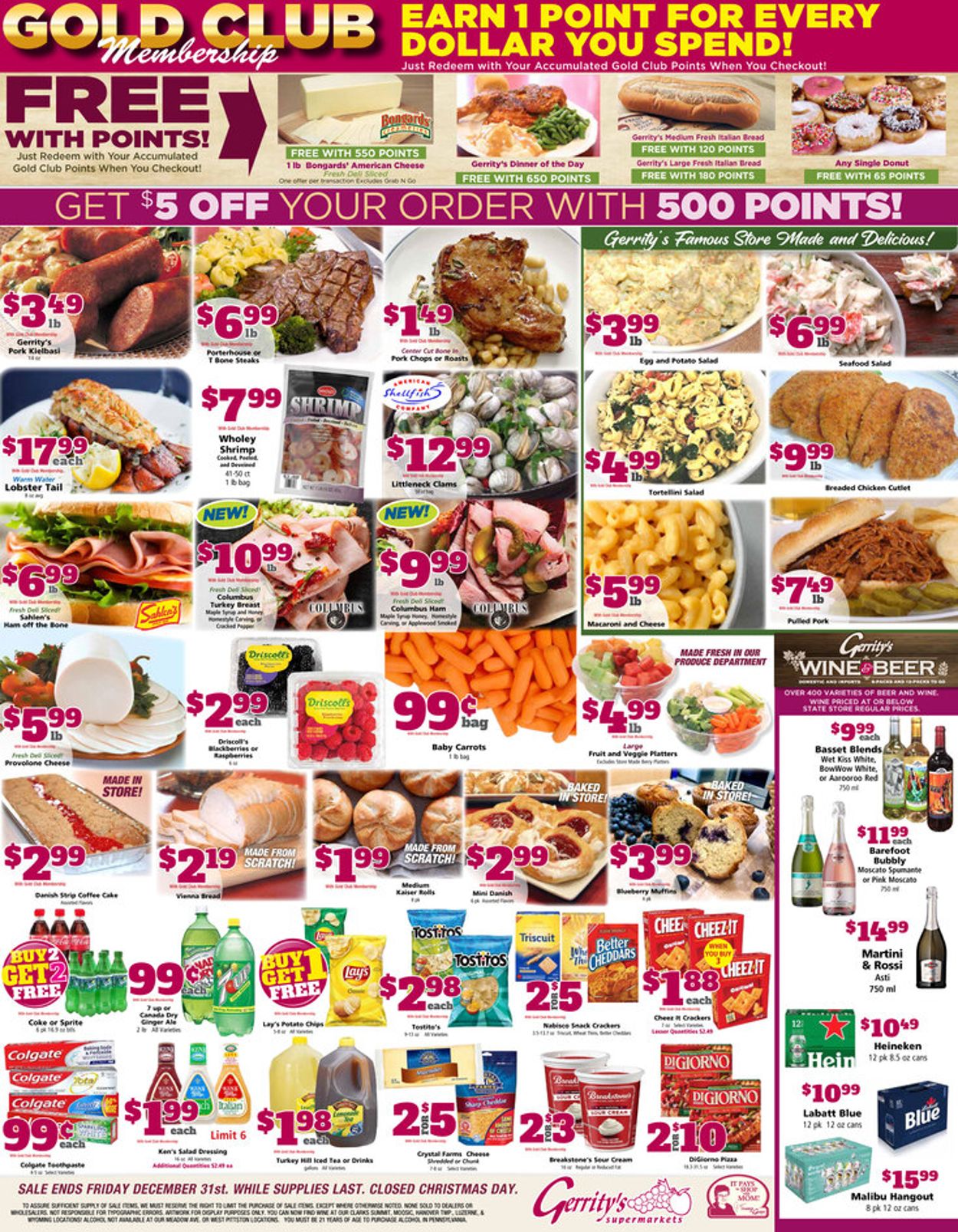 Catalogue Gerrity's Supermarkets from 12/26/2021