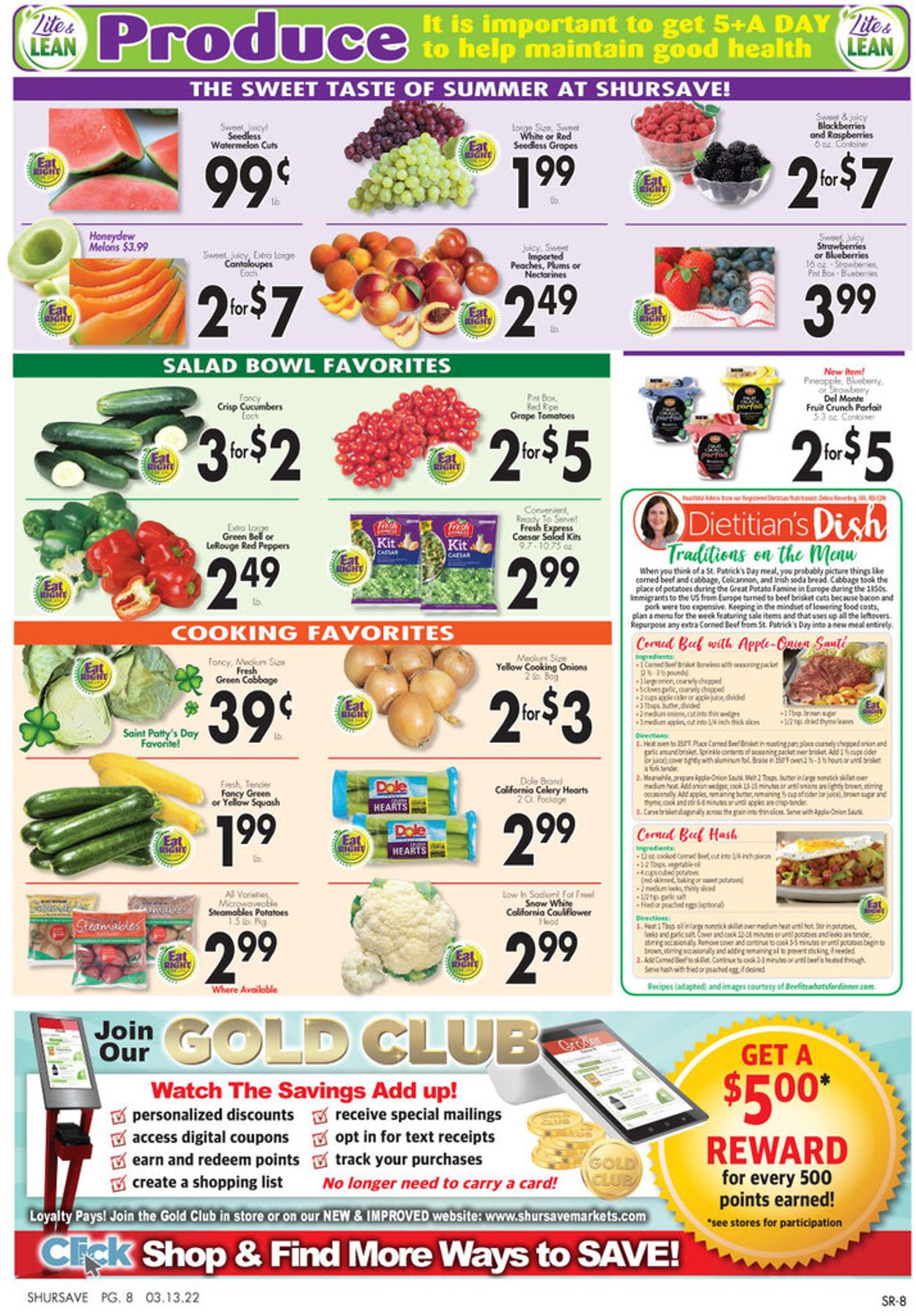 Catalogue Gerrity's Supermarkets from 03/13/2022
