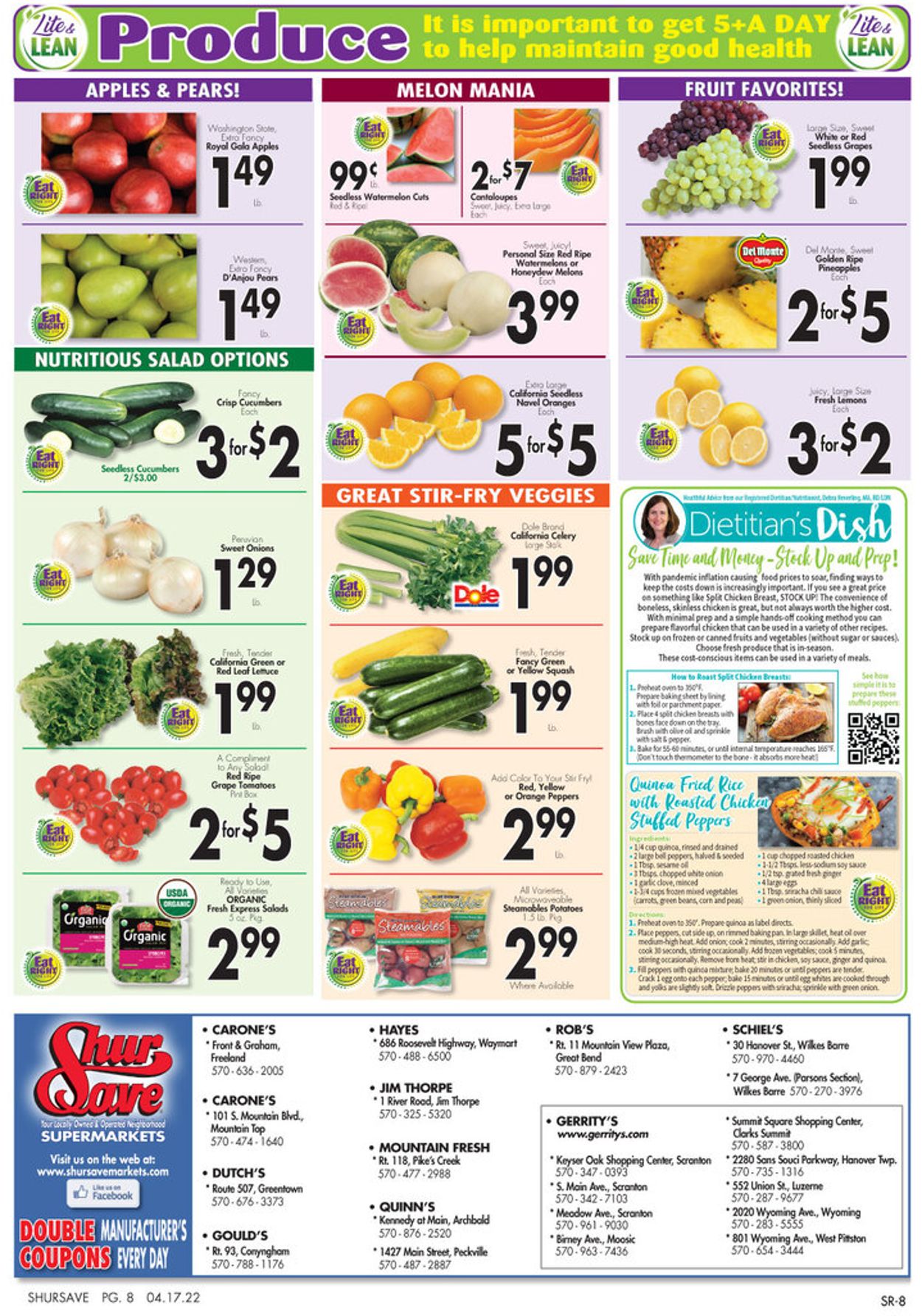 Catalogue Gerrity's Supermarkets from 04/17/2022