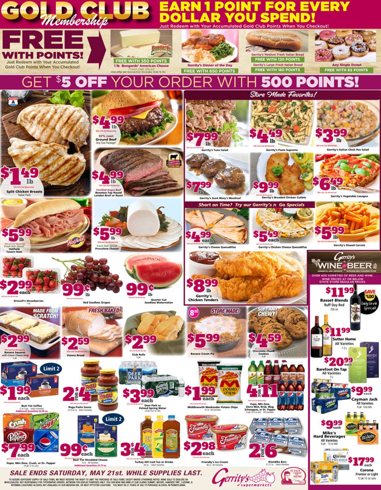 Catalogue Gerrity's Supermarkets from 05/15/2022