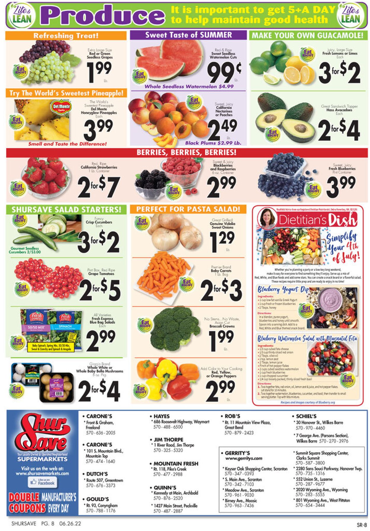 Catalogue Gerrity's Supermarkets - 4th of July Sale from 06/26/2022
