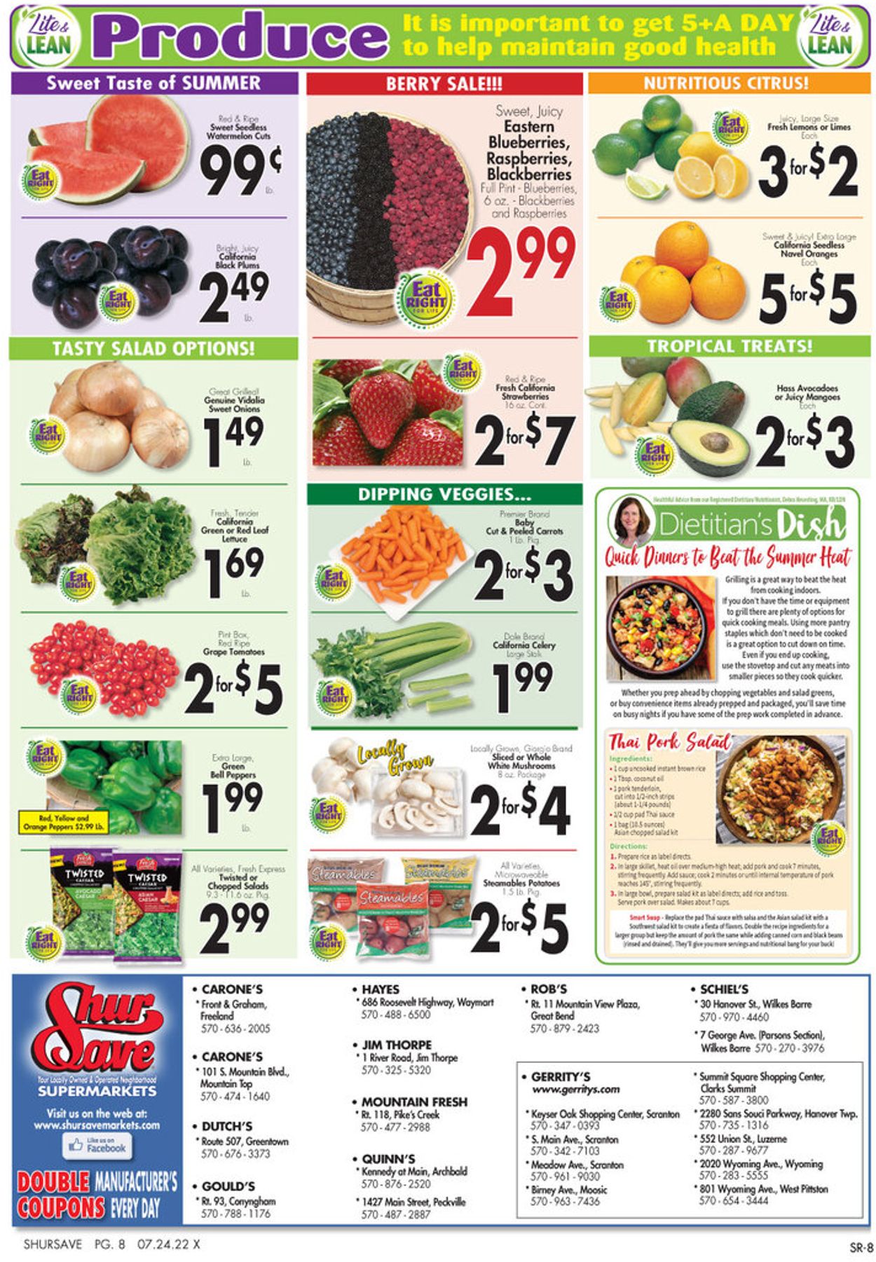 Catalogue Gerrity's Supermarkets from 07/24/2022