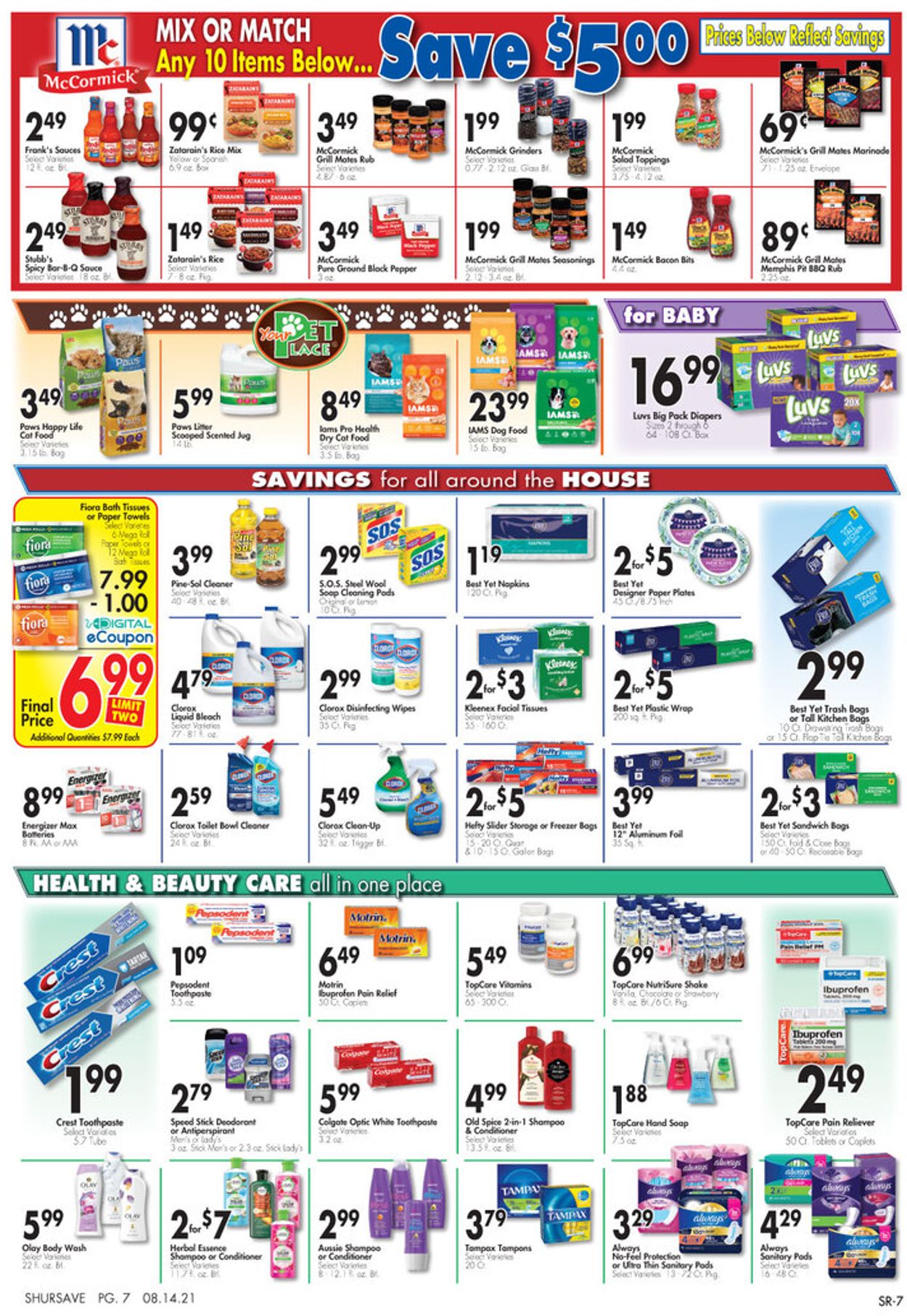 Catalogue Gerrity's Supermarkets from 08/14/2022