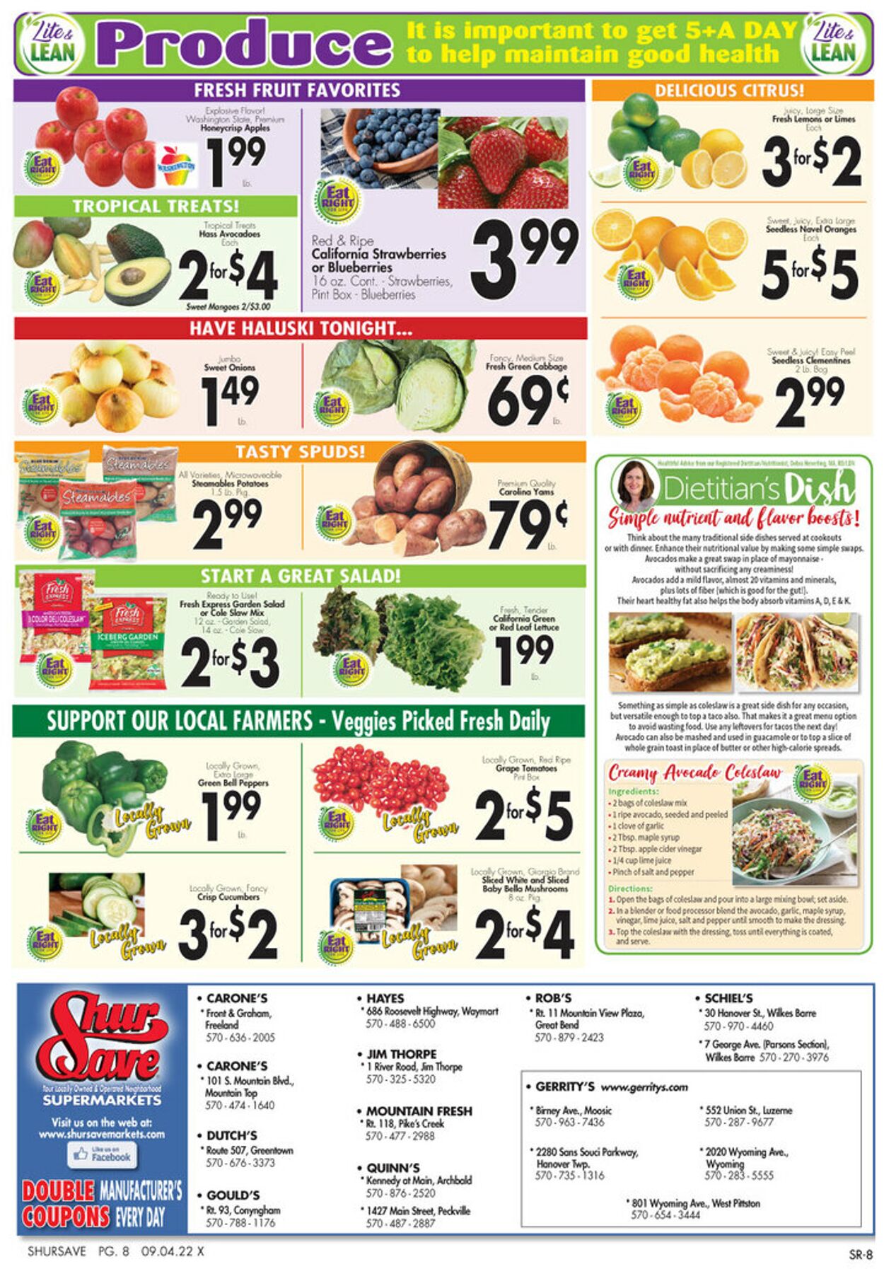 Catalogue Gerrity's Supermarkets from 09/04/2022