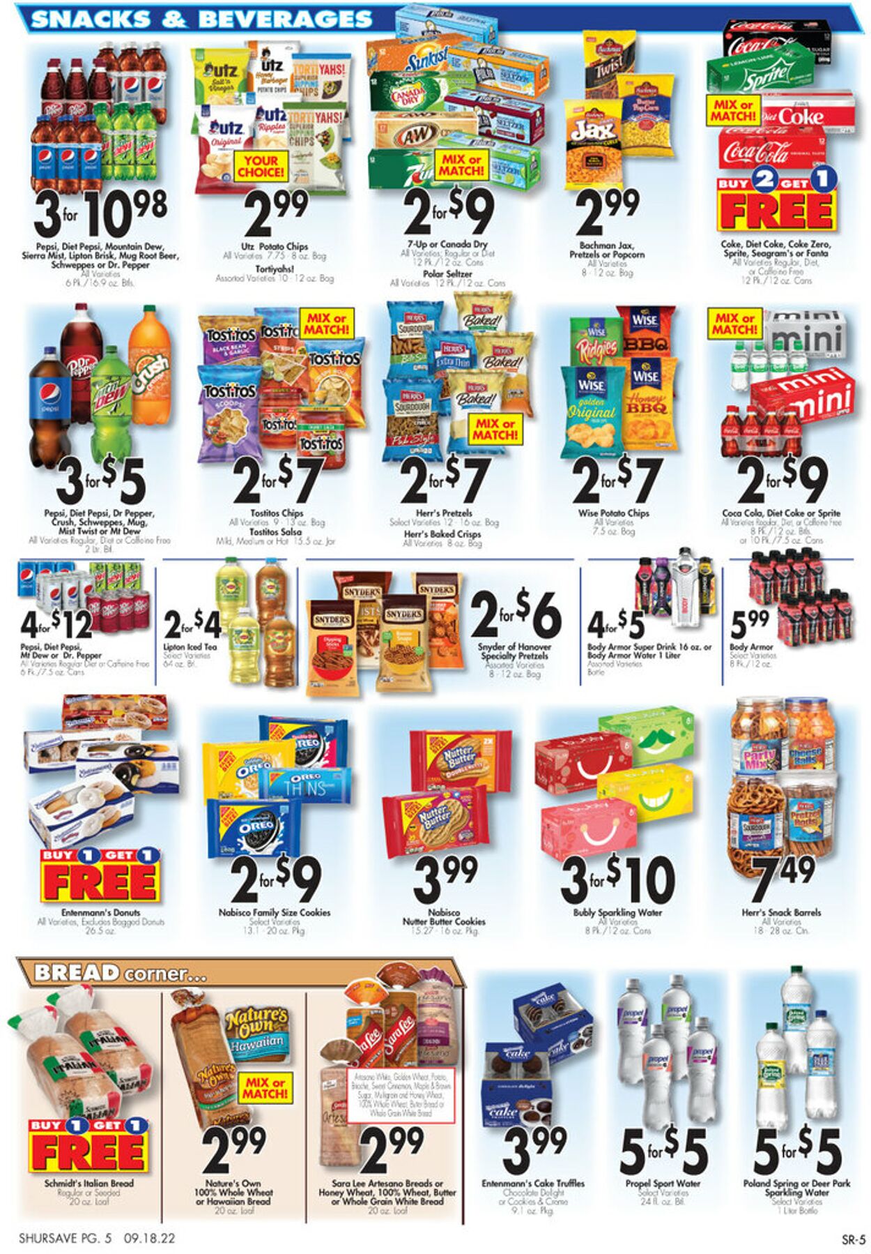 Catalogue Gerrity's Supermarkets from 09/18/2022