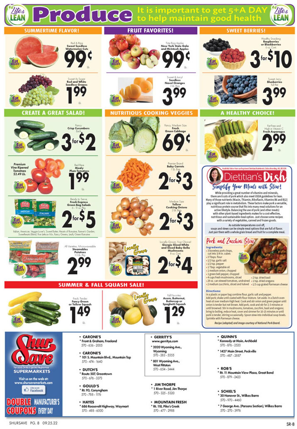 Catalogue Gerrity's Supermarkets from 09/26/2022