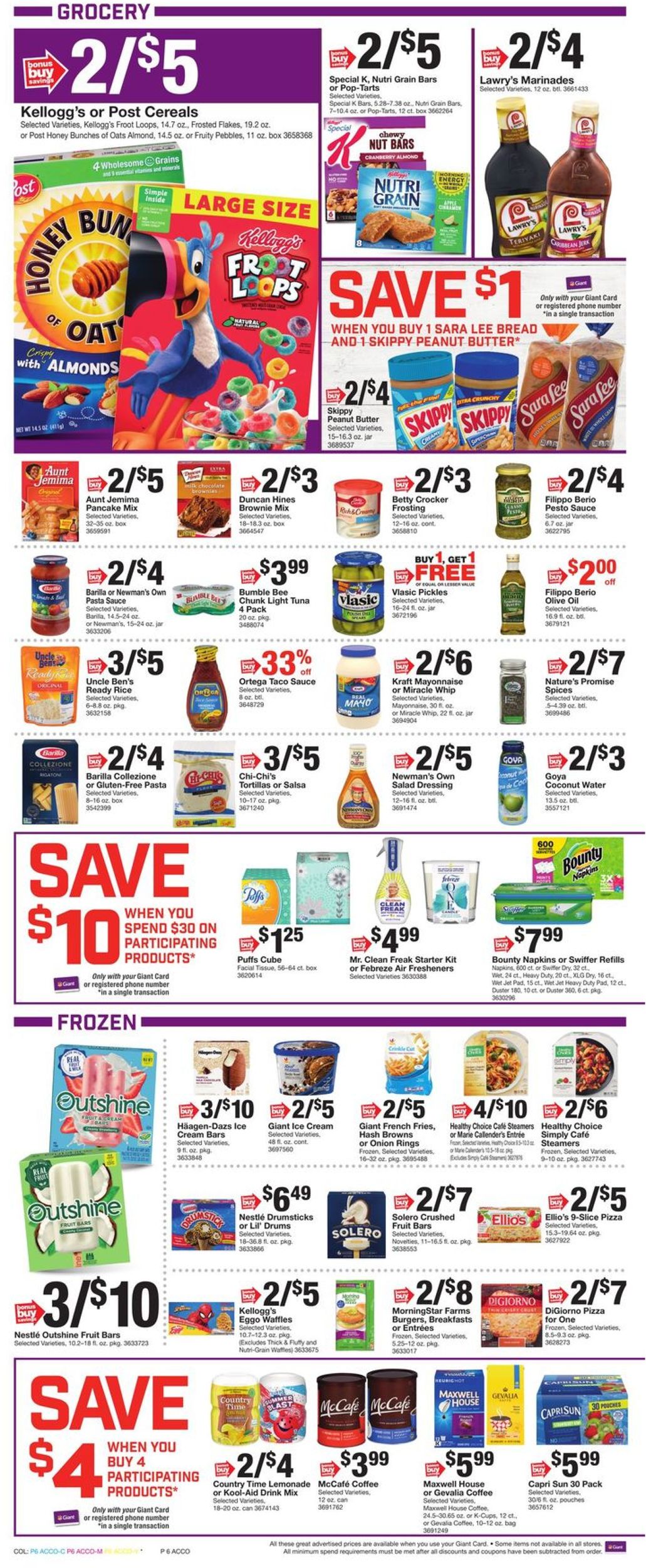 Catalogue Giant Food from 06/14/2019