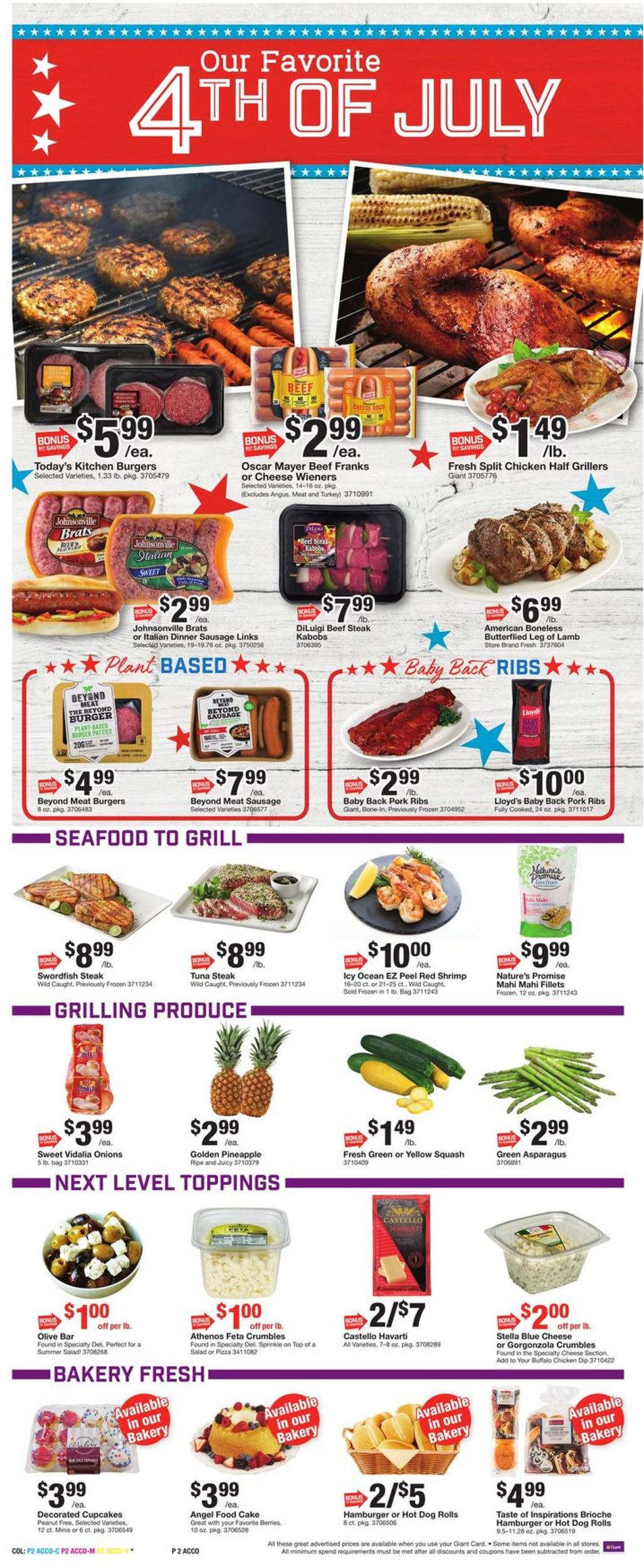 Catalogue Giant Food from 06/21/2019