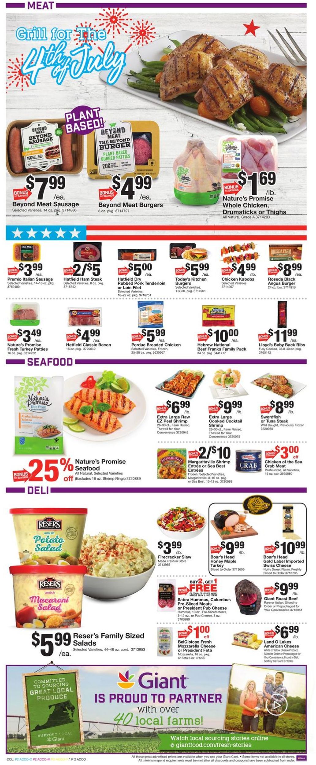 Catalogue Giant Food from 06/28/2019