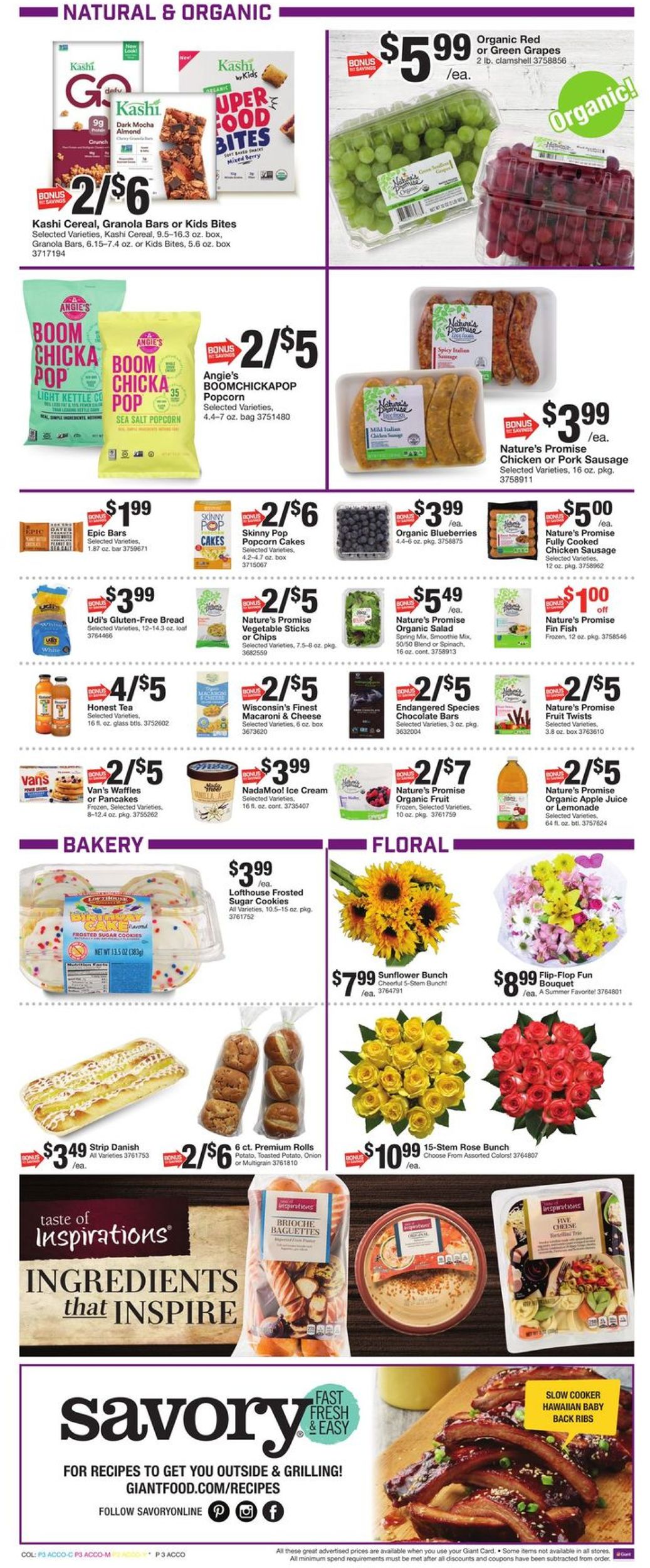 Catalogue Giant Food from 07/26/2019