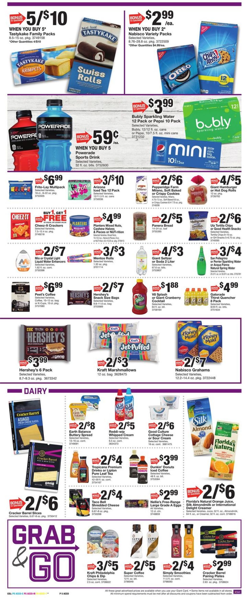 Catalogue Giant Food from 07/26/2019