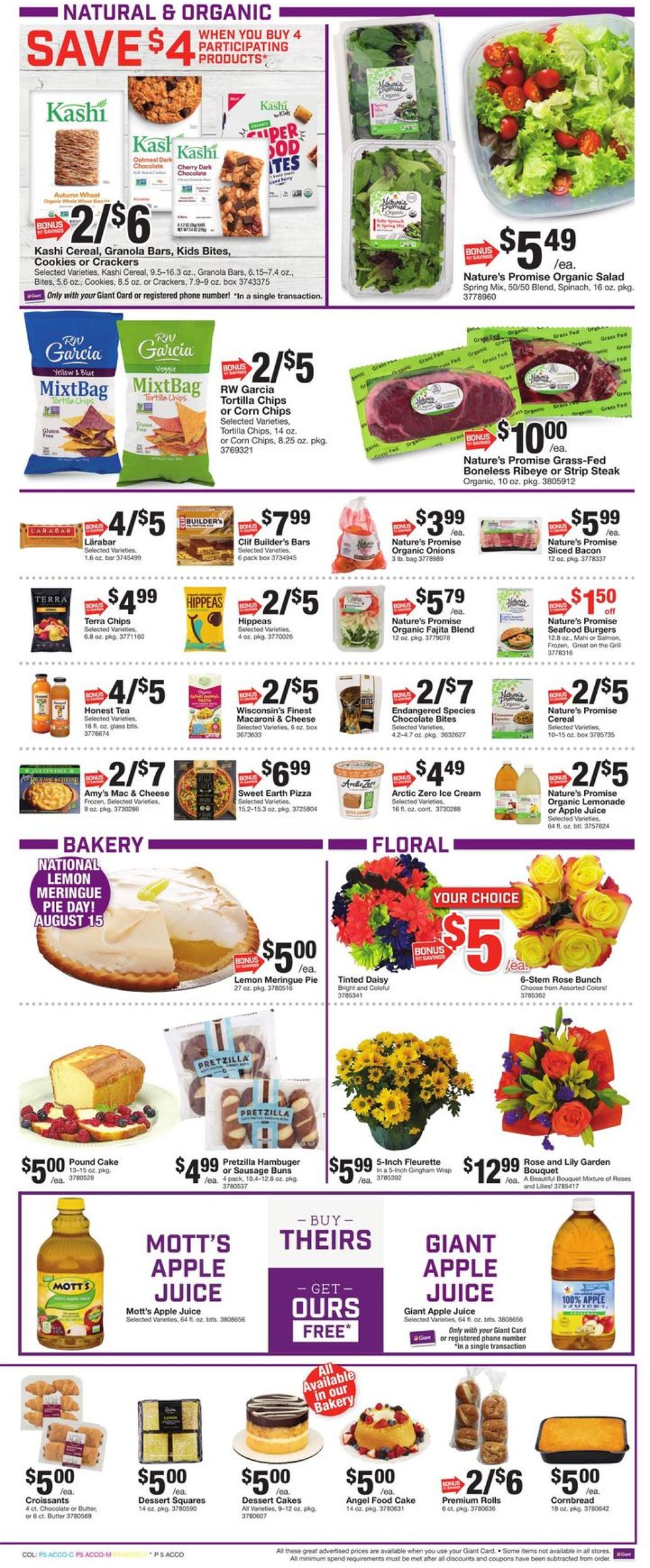 Catalogue Giant Food from 08/09/2019