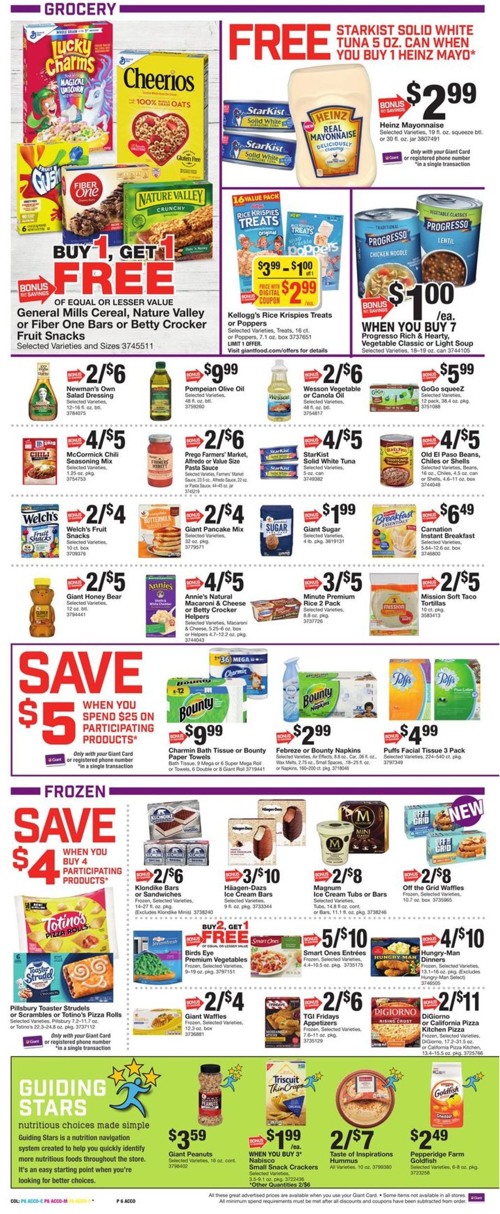 Catalogue Giant Food from 08/16/2019