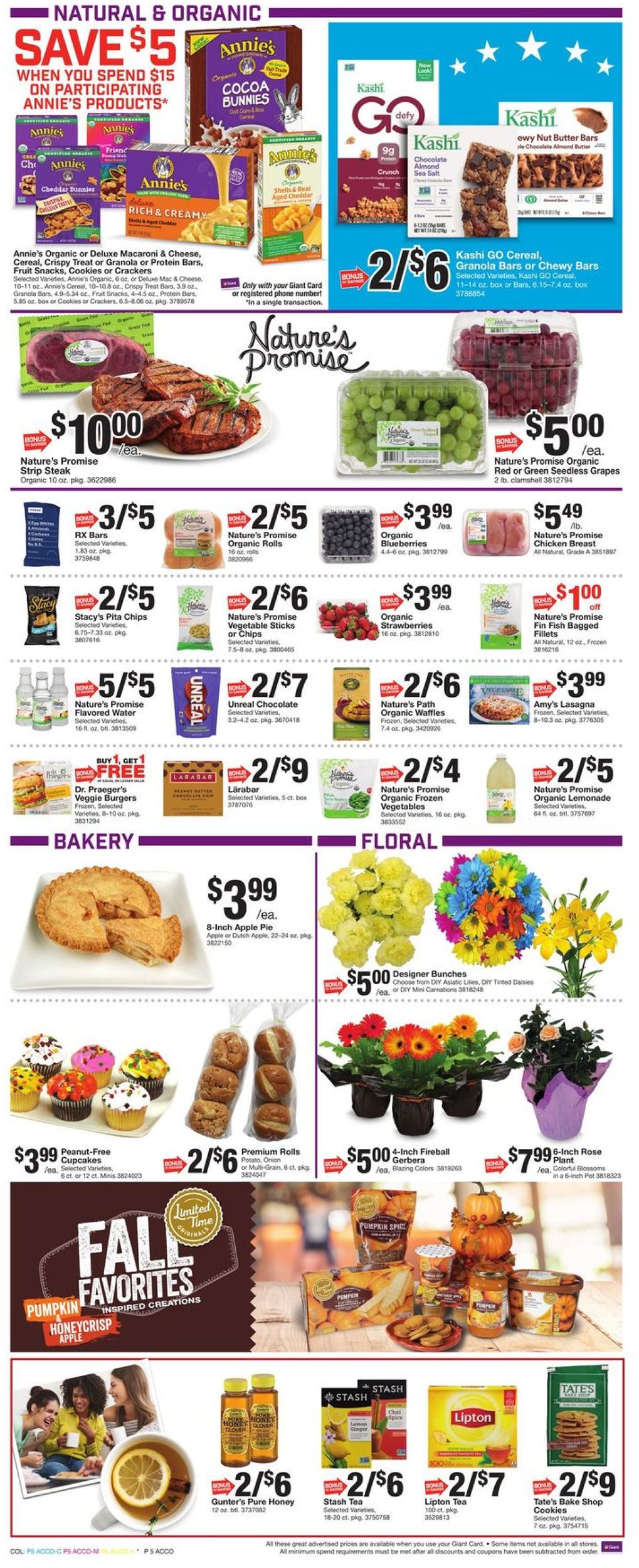 Catalogue Giant Food from 08/30/2019