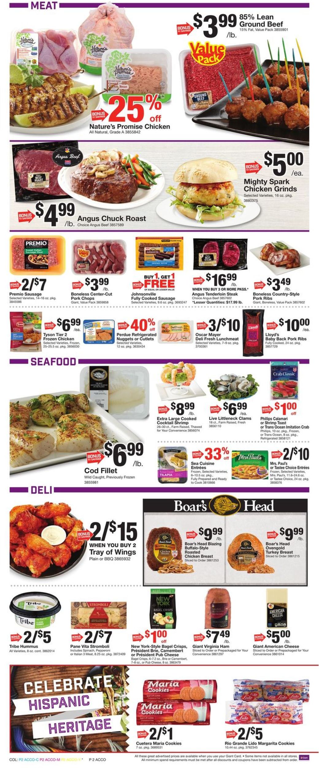 Catalogue Giant Food from 09/27/2019