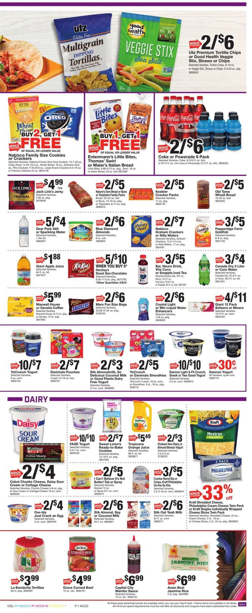Catalogue Giant Food from 10/04/2019