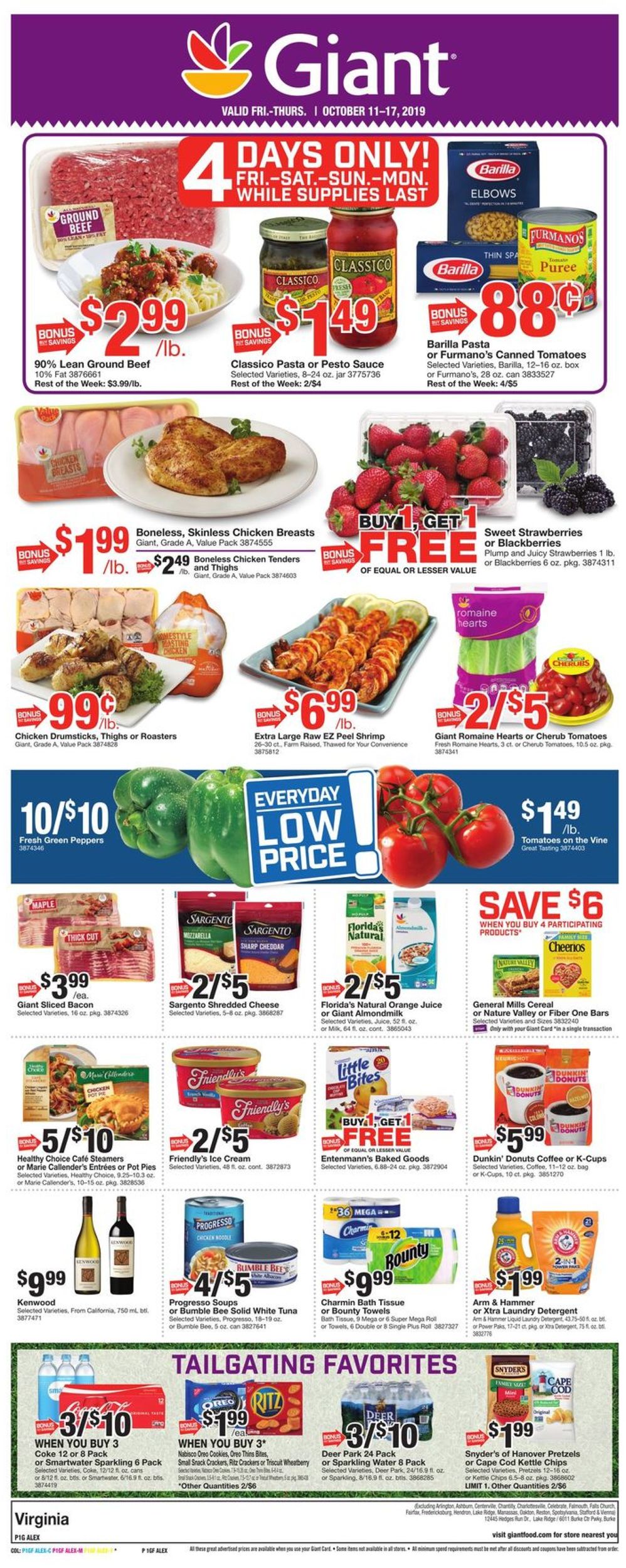 Catalogue Giant Food from 10/11/2019