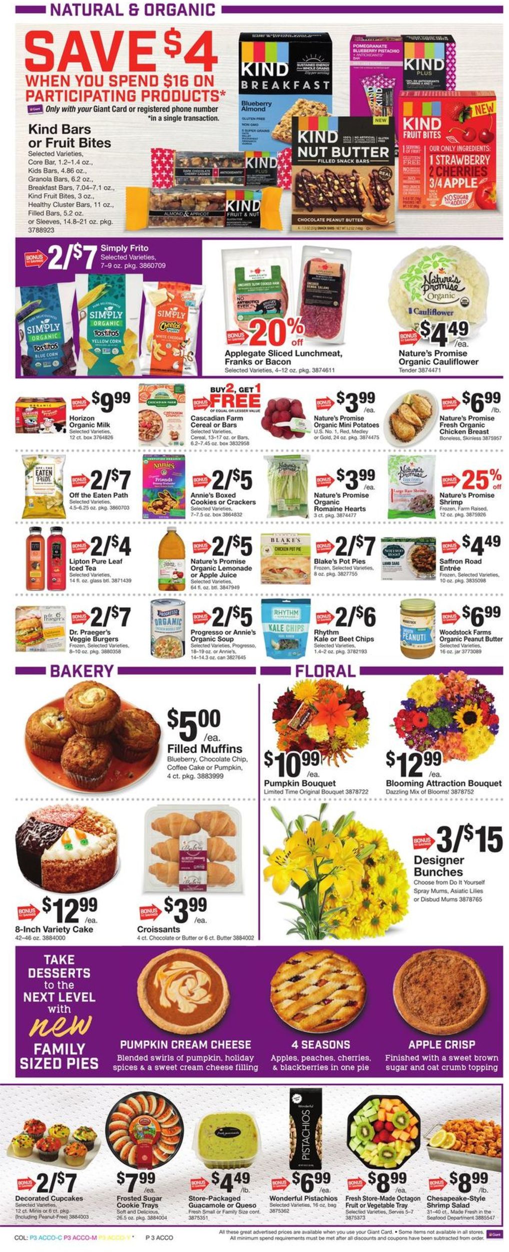 Catalogue Giant Food from 10/11/2019