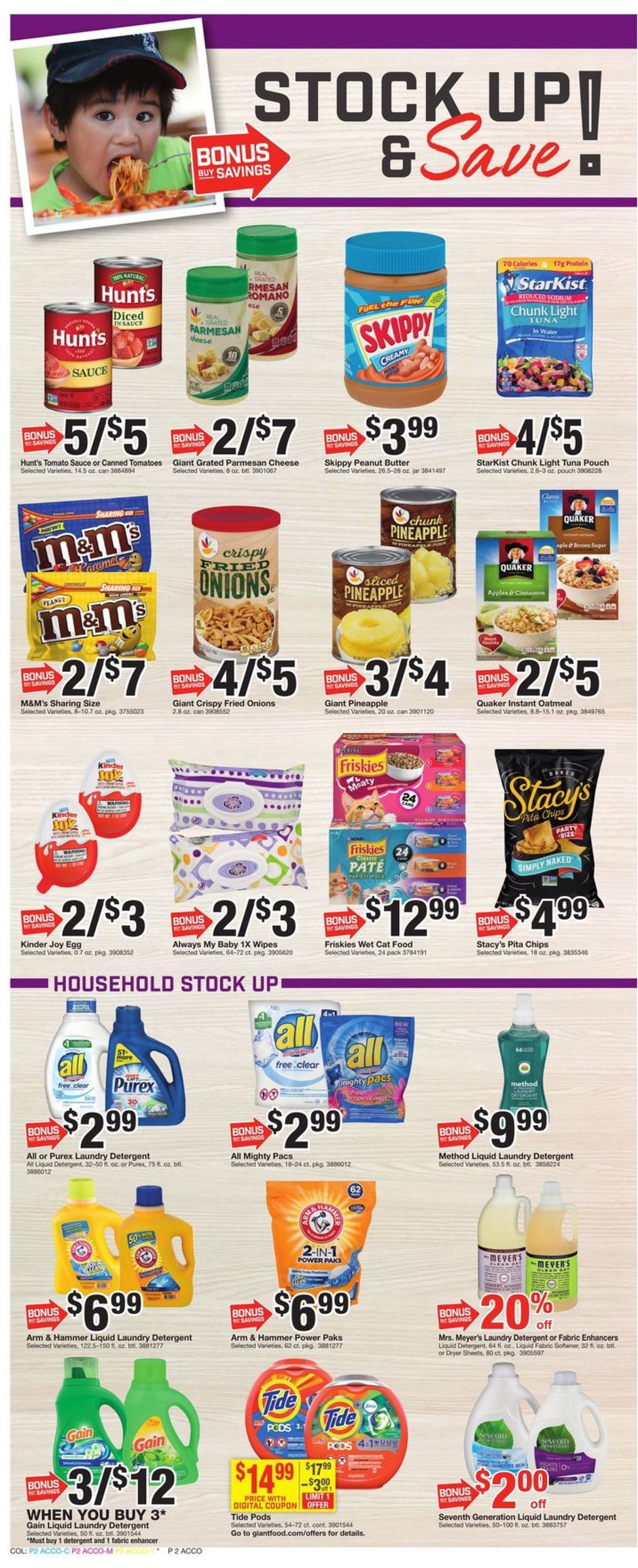 Catalogue Giant Food from 10/25/2019