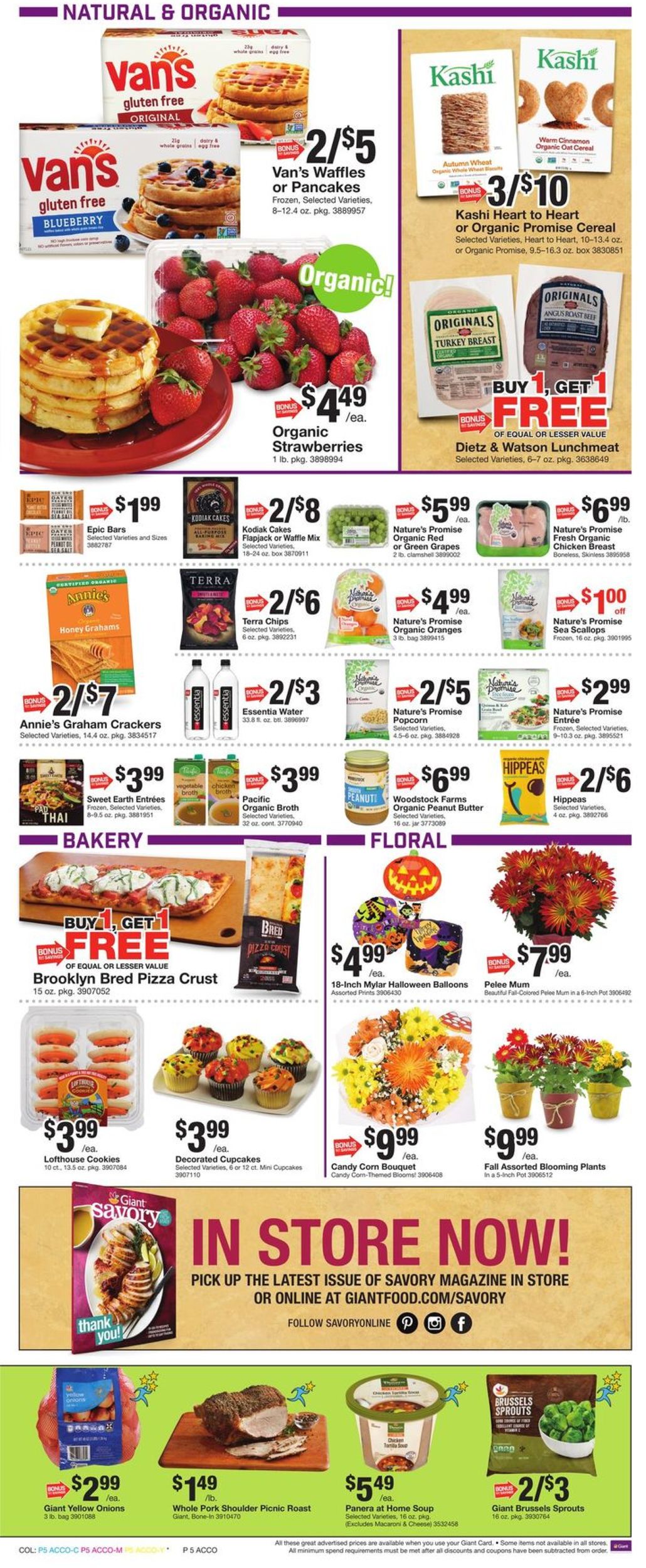 Catalogue Giant Food from 10/25/2019