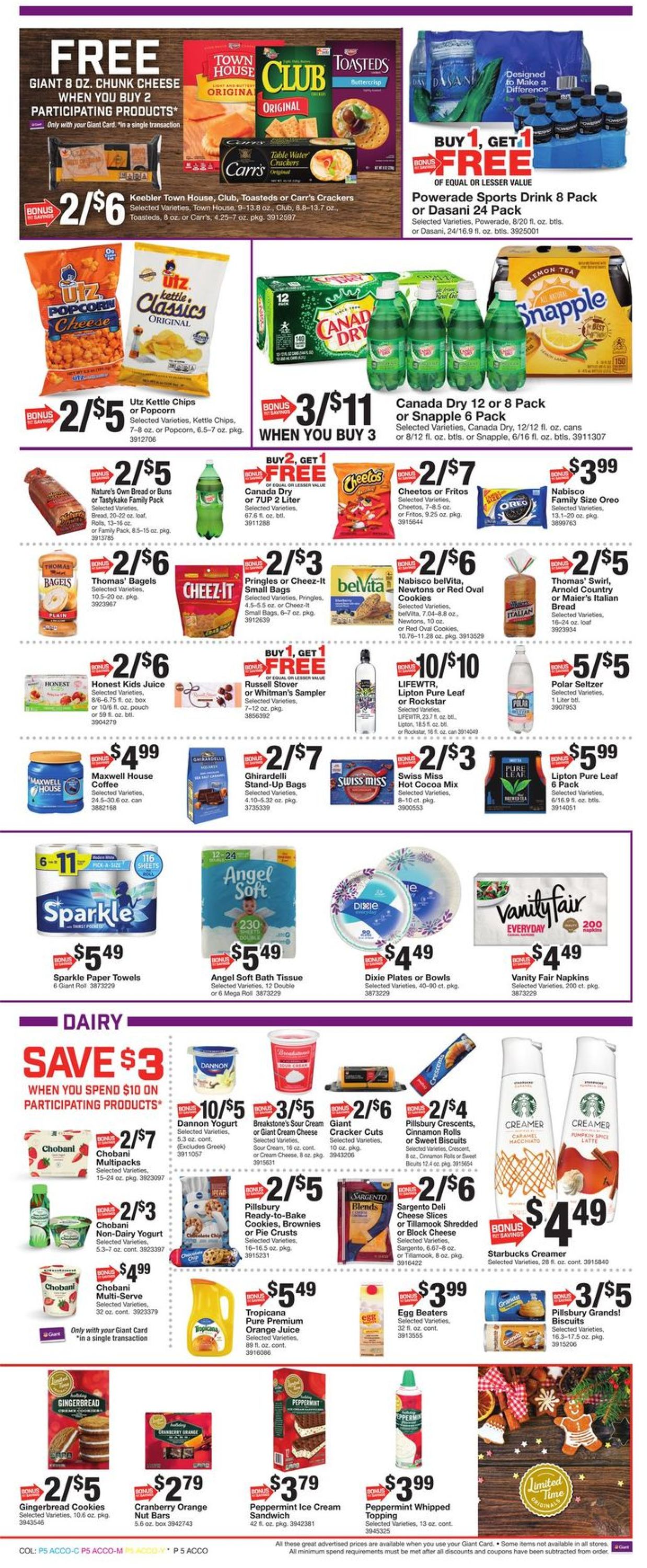 Catalogue Giant Food from 11/08/2019