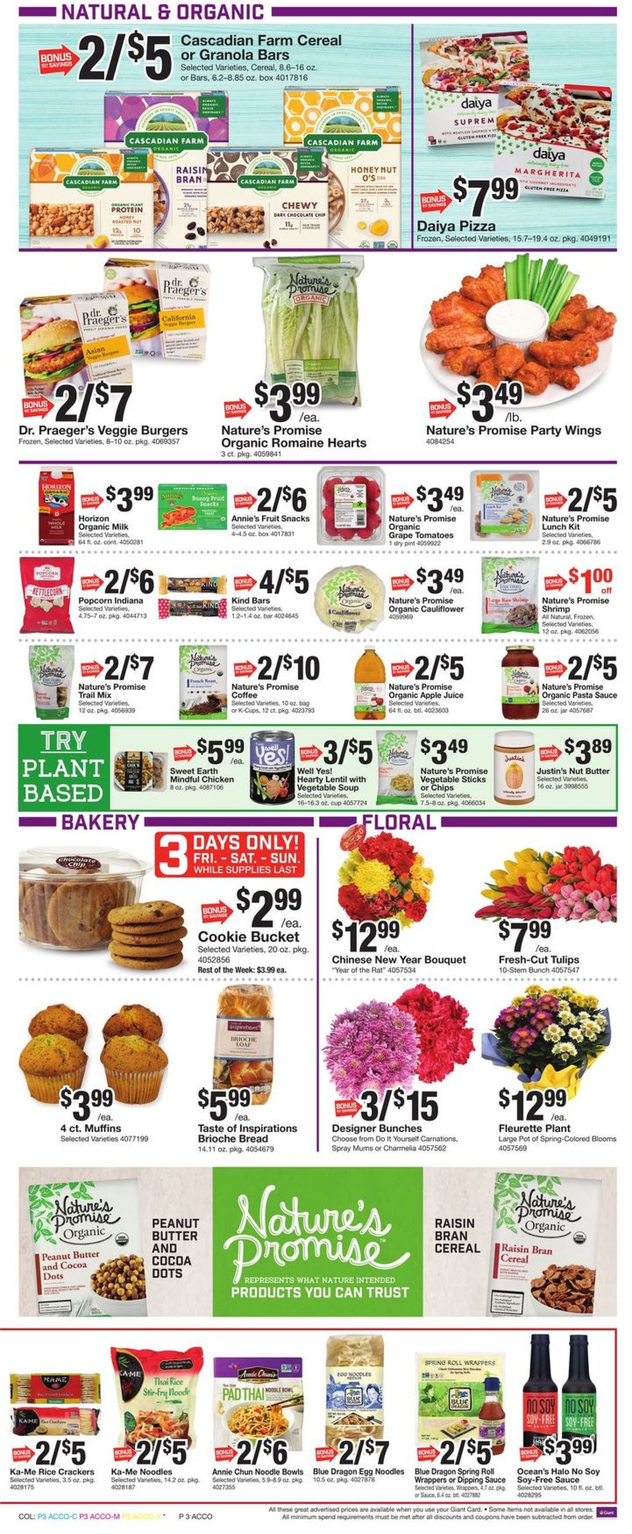 Catalogue Giant Food from 01/17/2020