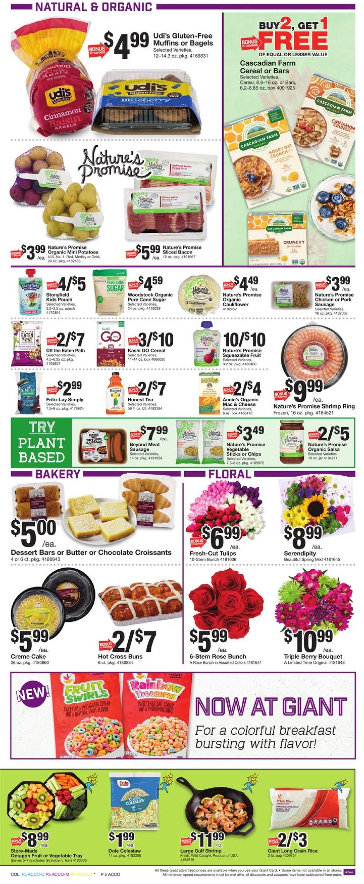 Catalogue Giant Food from 03/20/2020