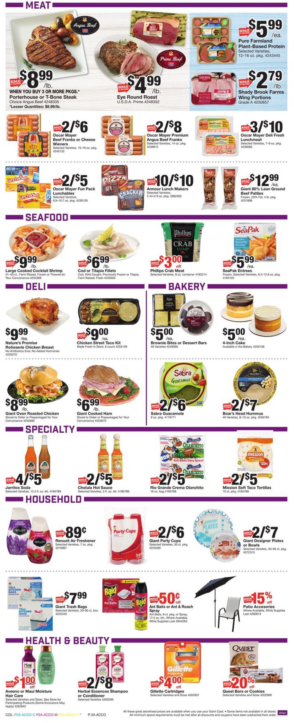 Catalogue Giant Food from 05/01/2020
