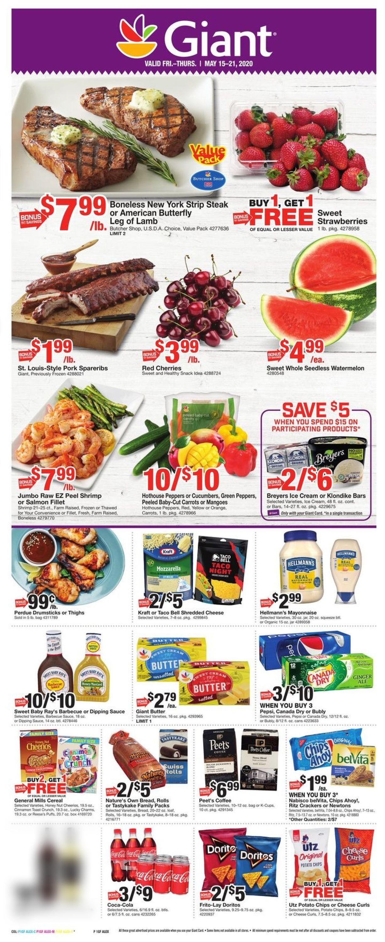 Catalogue Giant Food from 05/15/2020