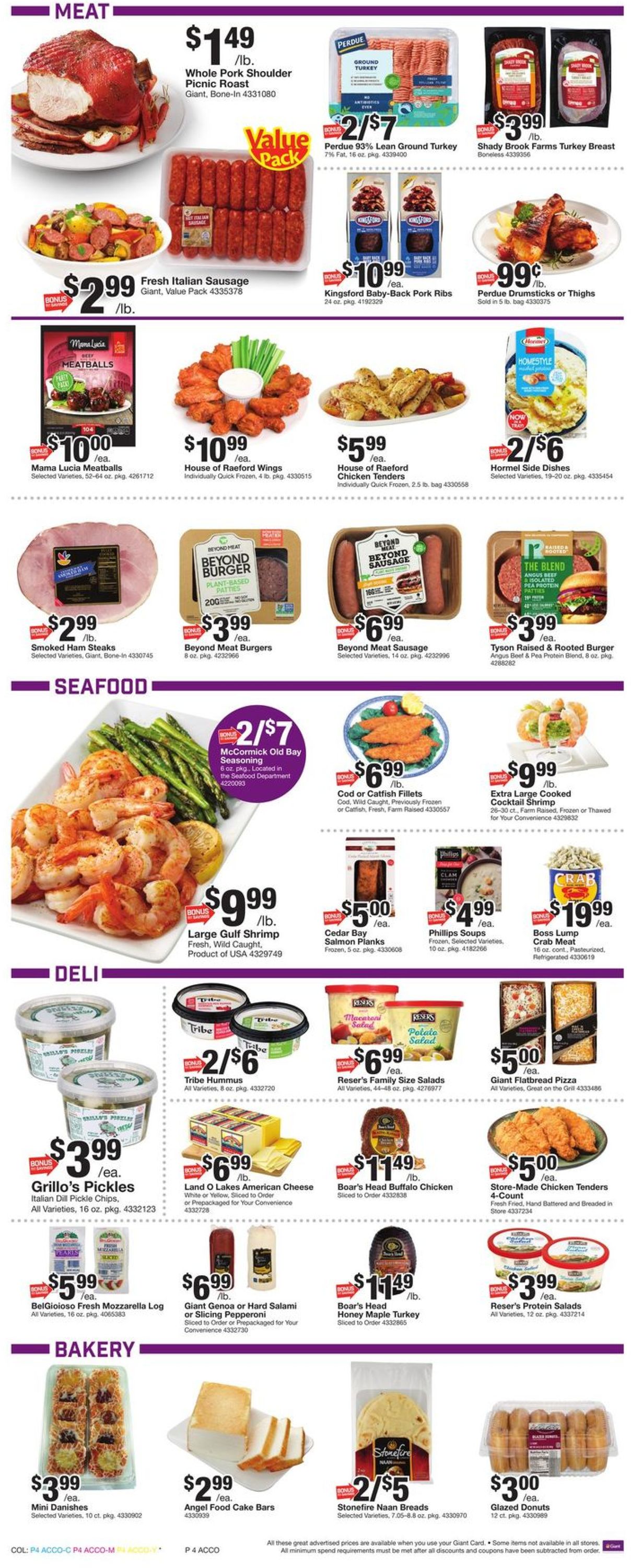 Catalogue Giant Food from 06/26/2020