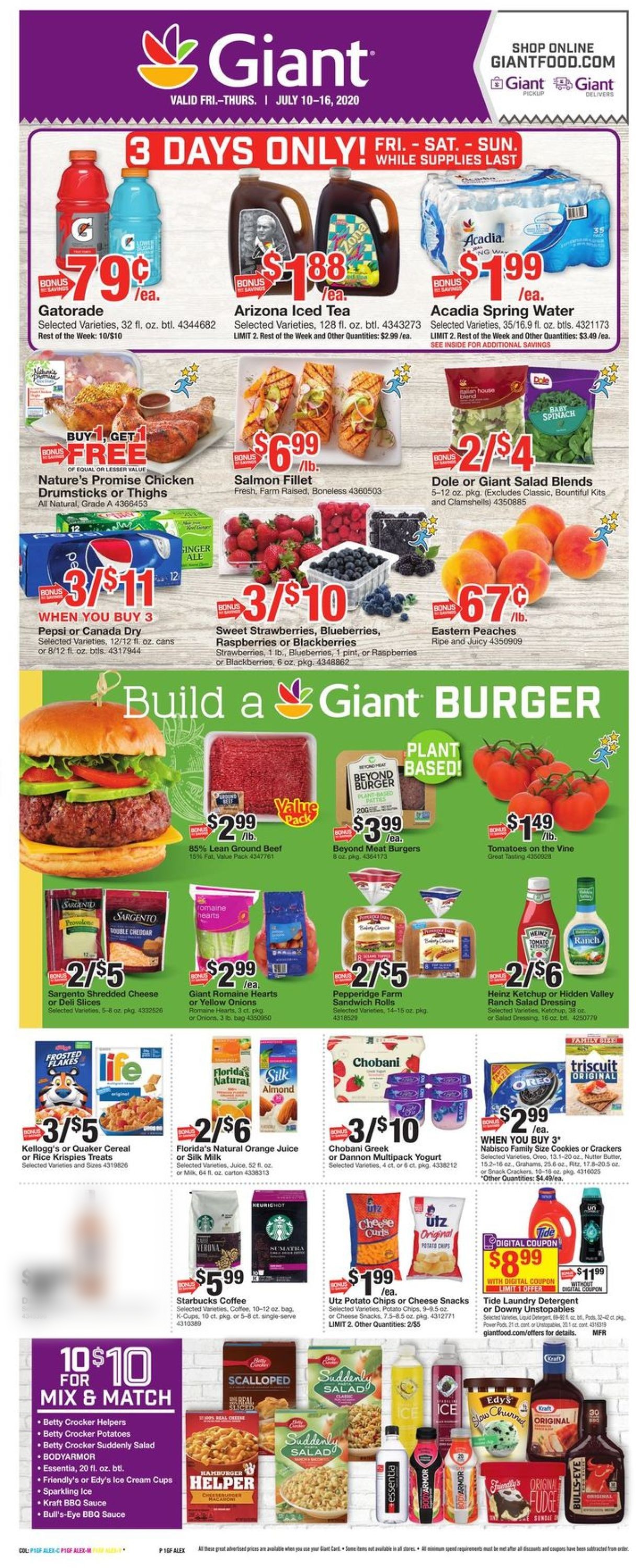 Catalogue Giant Food from 07/10/2020