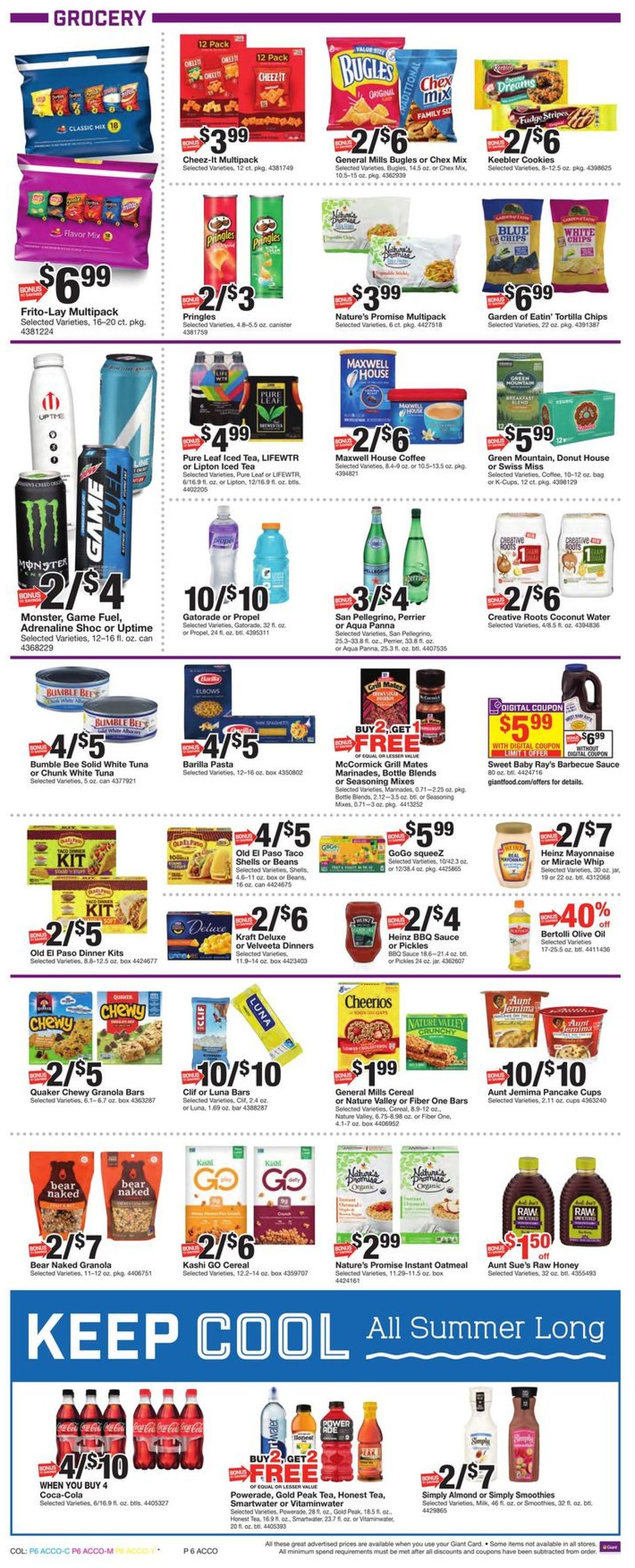 Catalogue Giant Food from 08/21/2020