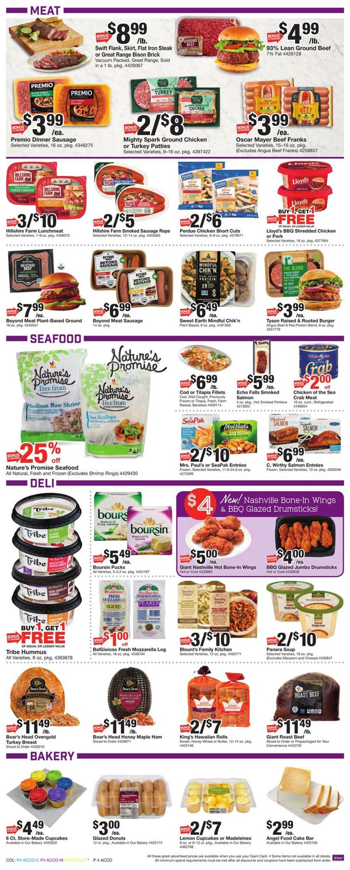 Catalogue Giant Food from 08/28/2020