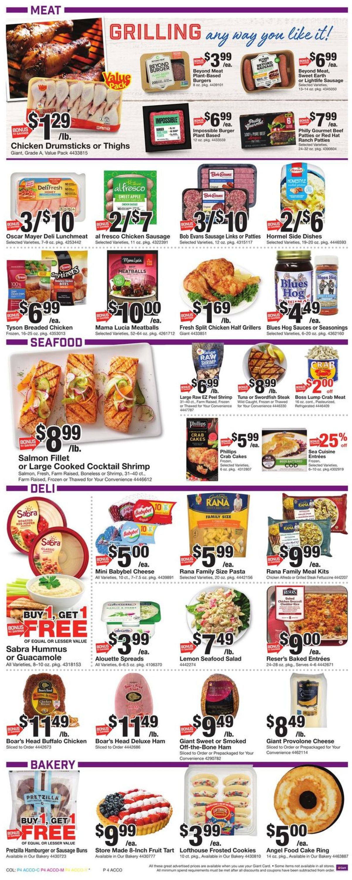 Catalogue Giant Food from 09/04/2020