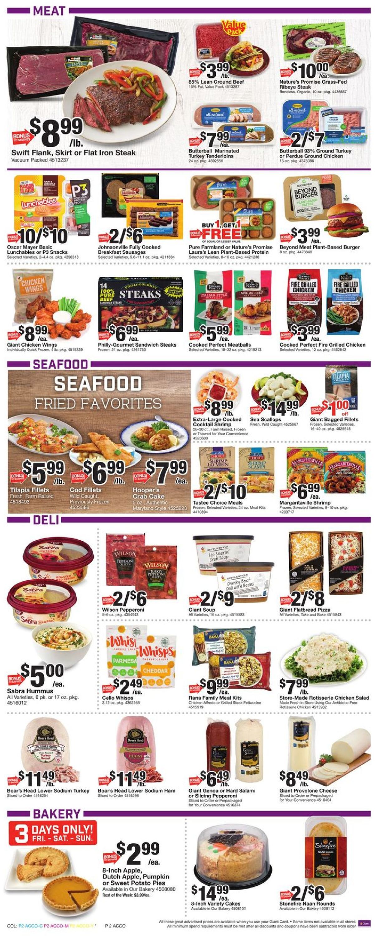 Catalogue Giant Food from 10/16/2020