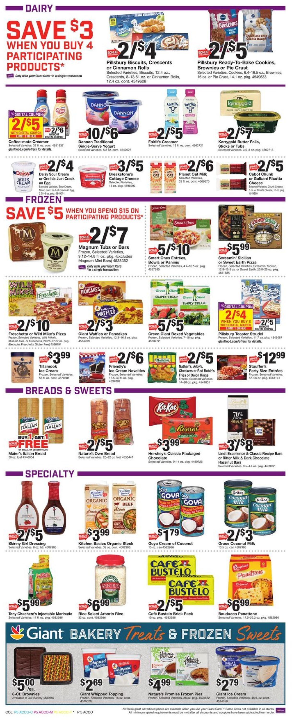 Catalogue Giant Food from 11/20/2020