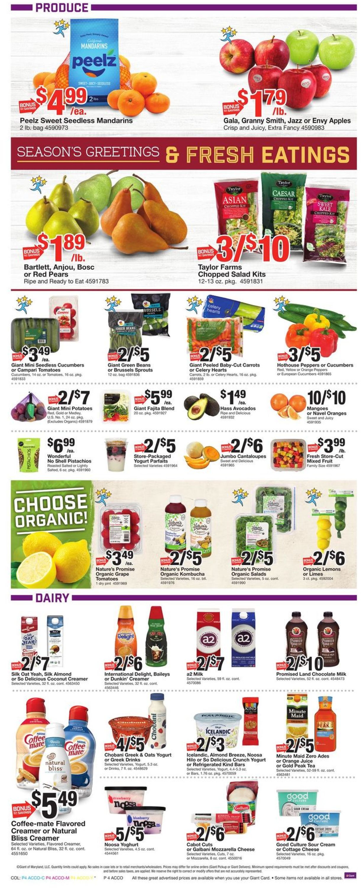 Catalogue Giant Food Black Friday 2020 from 11/27/2020