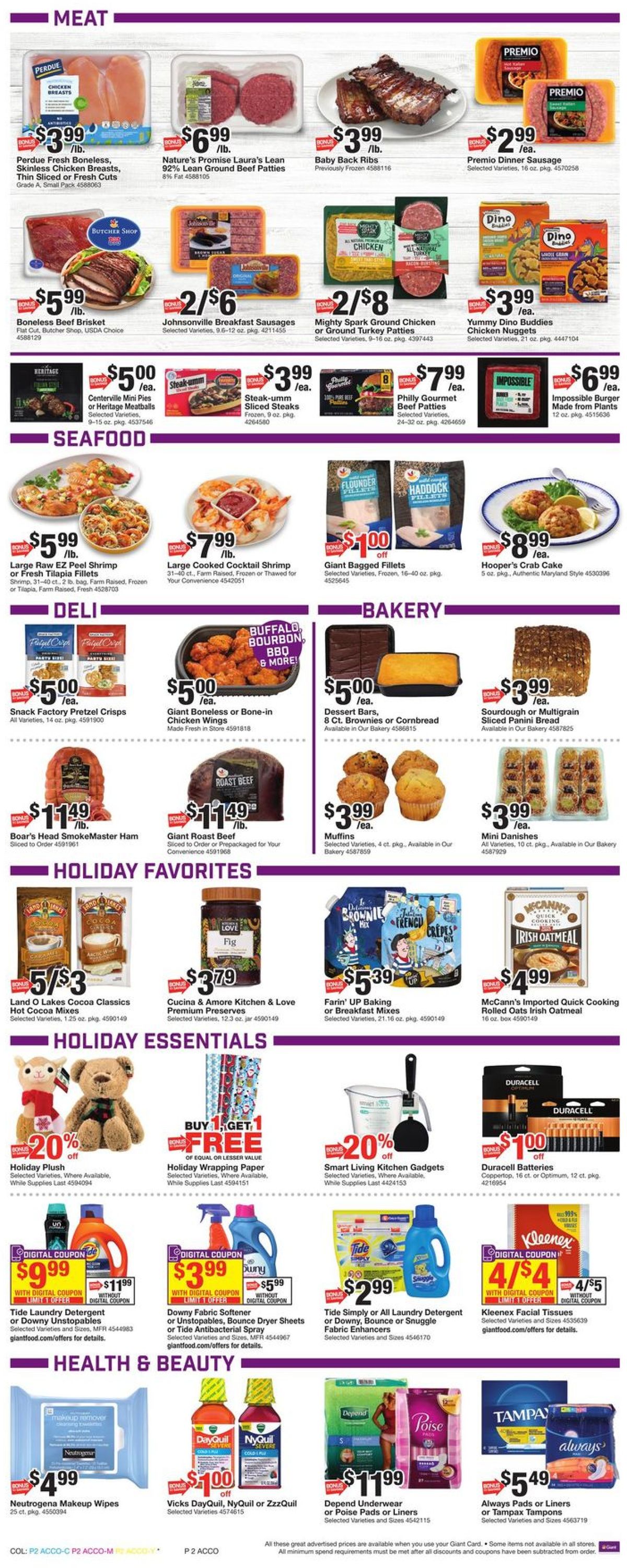 Catalogue Giant Food from 11/27/2020