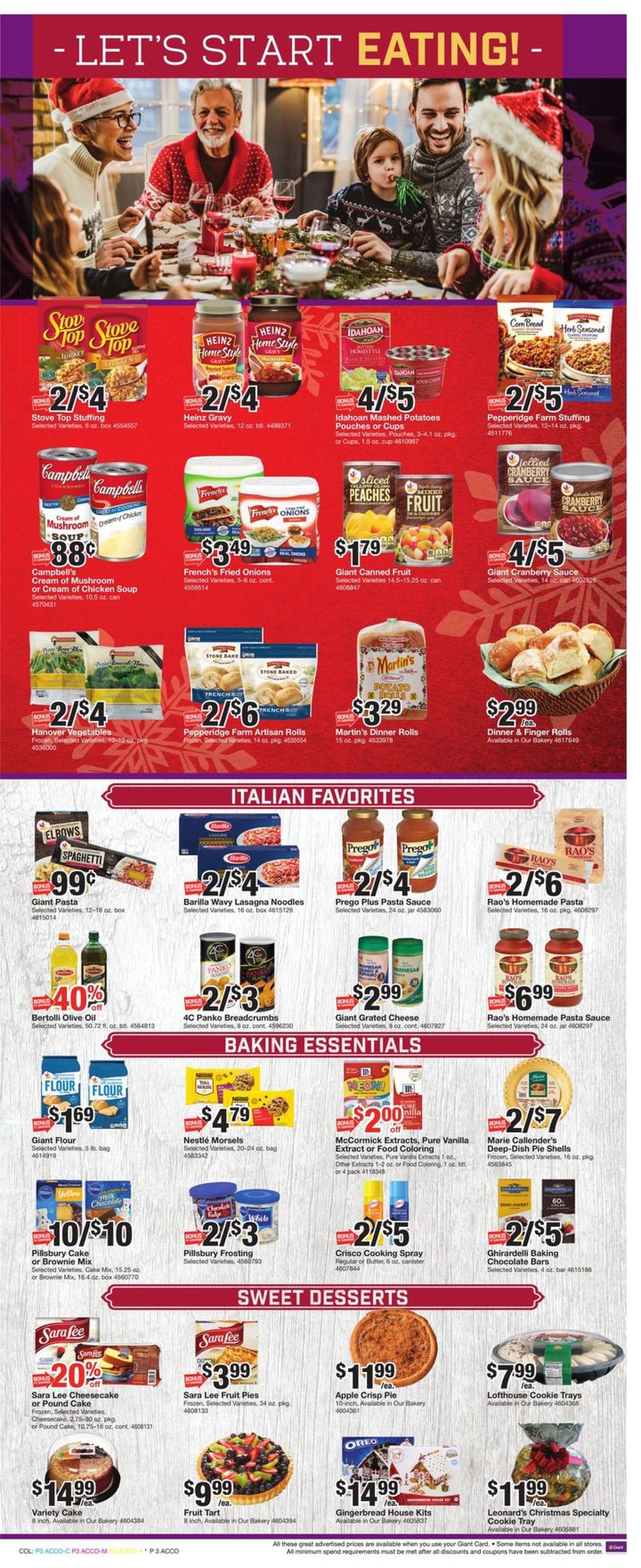 Catalogue Giant Food from 12/11/2020