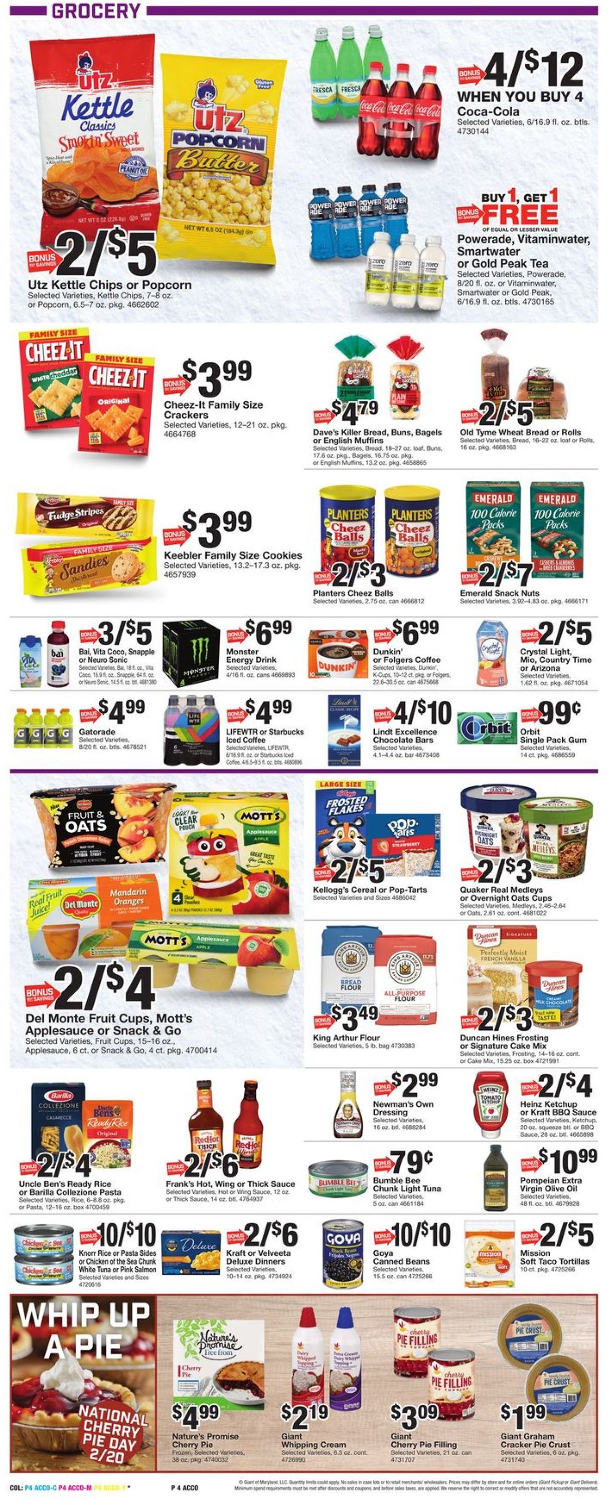 Catalogue Giant Food from 02/19/2021