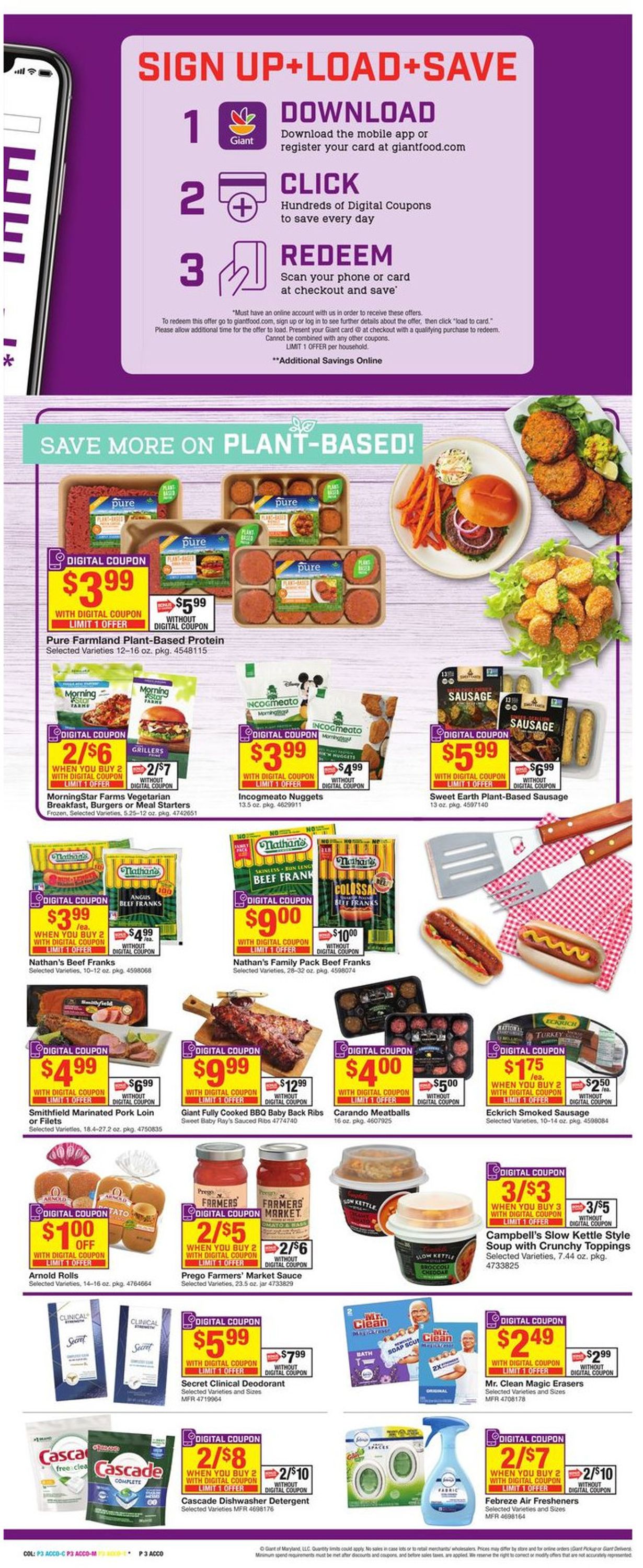 Catalogue Giant Food from 03/05/2021