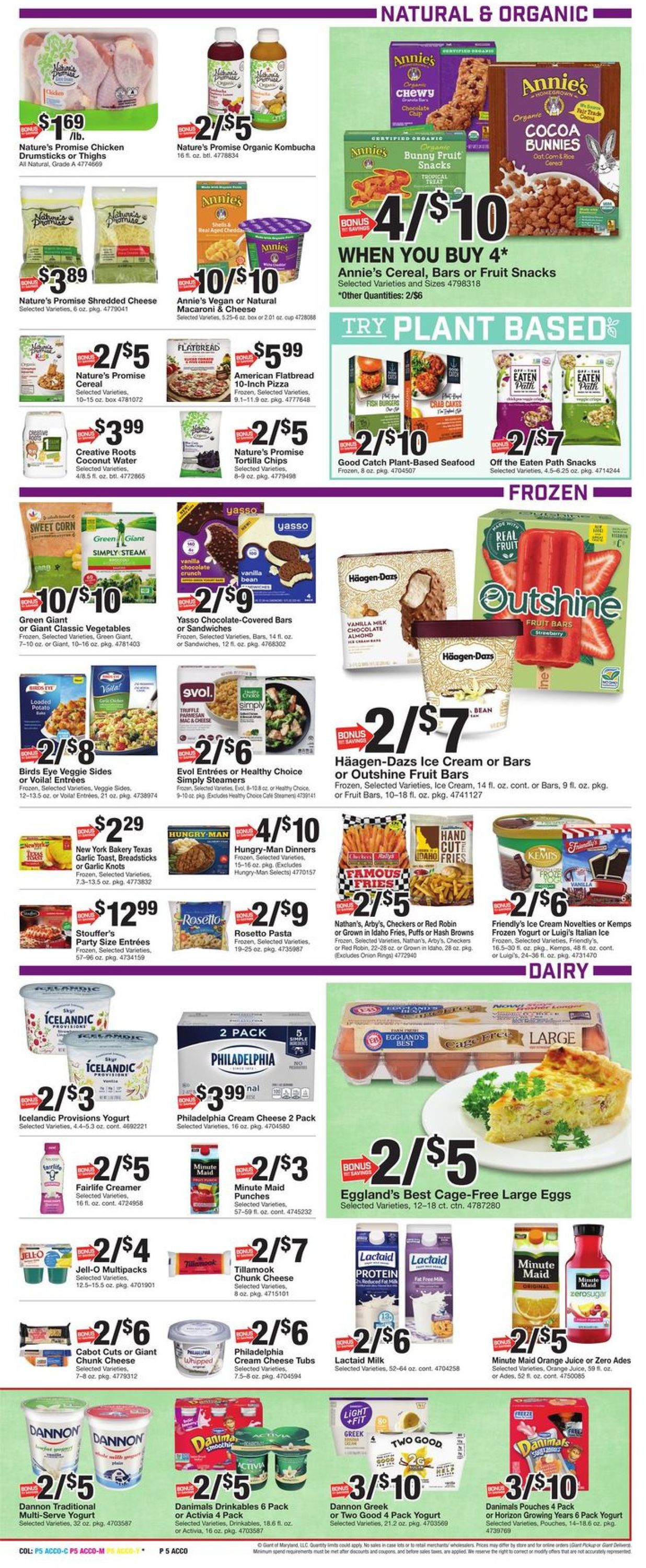 Catalogue Giant Food from 03/19/2021