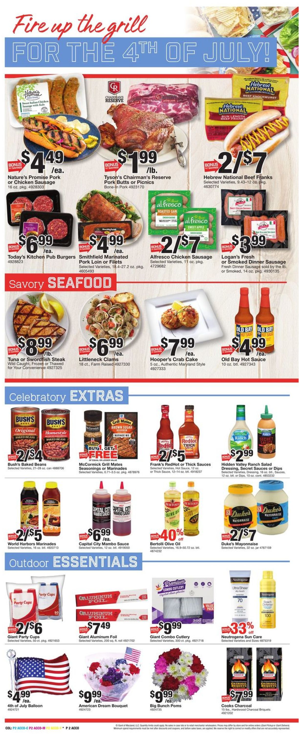 Catalogue Giant Food from 06/25/2021